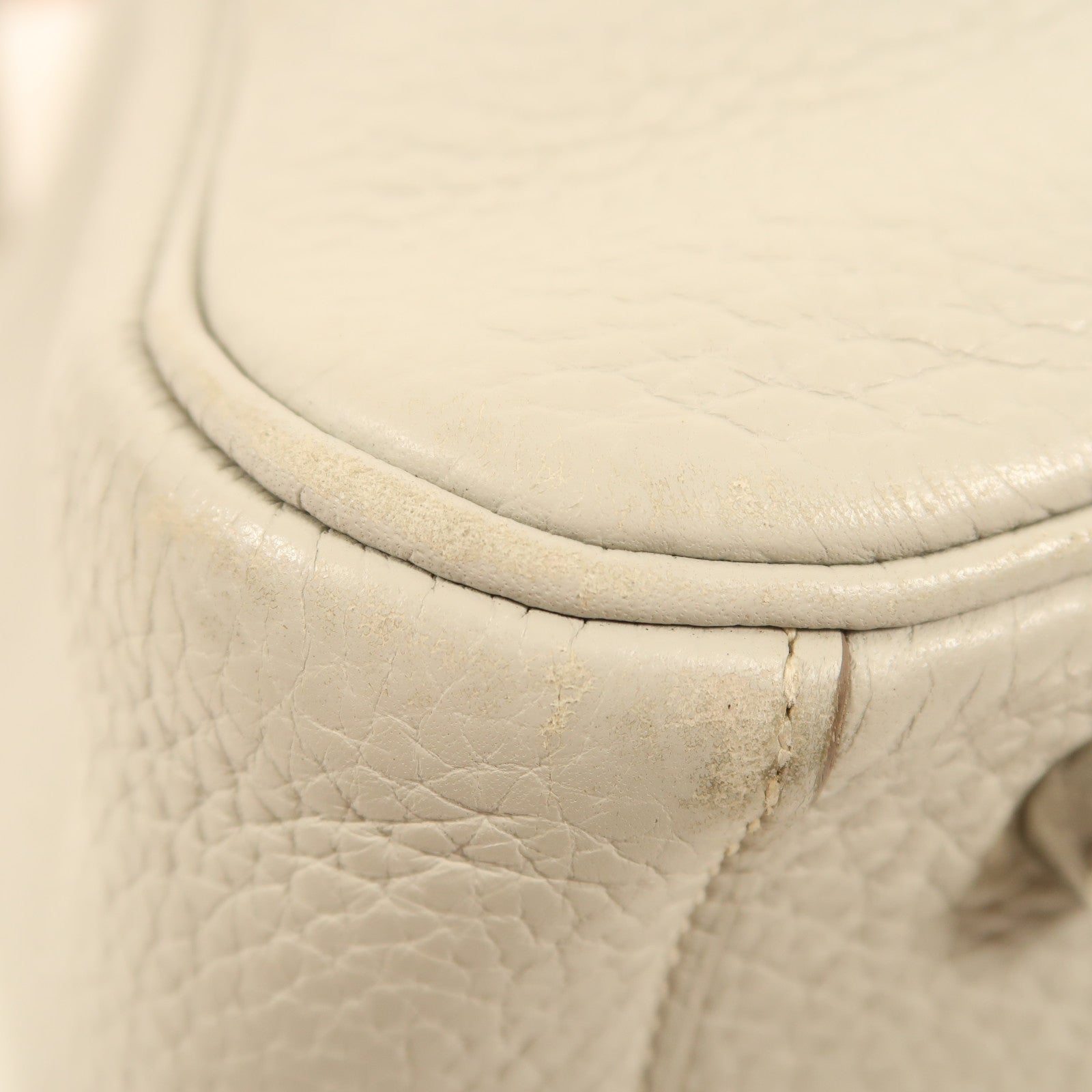 HERMES Clemence皮革Lindy 30銀扣手挽肩背兩用袋Gris Perle