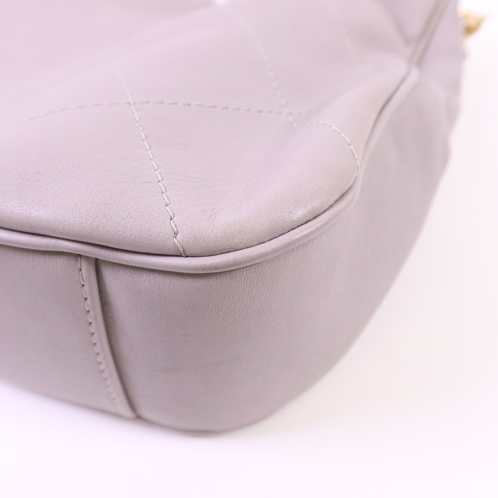 CHANEL 牛皮皮革2 Way Shoulder Bag金扣手挽肩背兩用袋