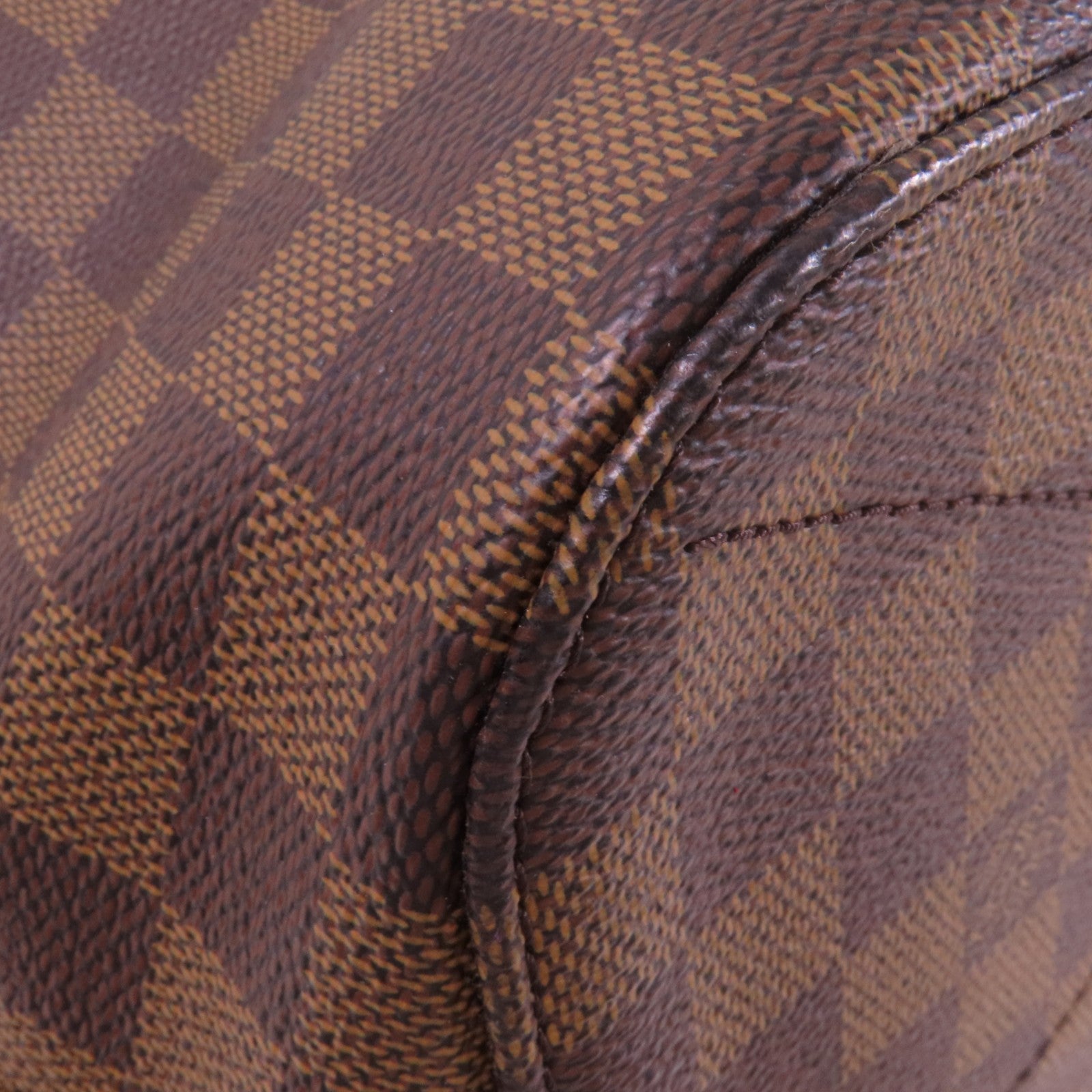LOUIS VUITTON Damier Ebene Siena MM金扣手挽肩背兩用袋