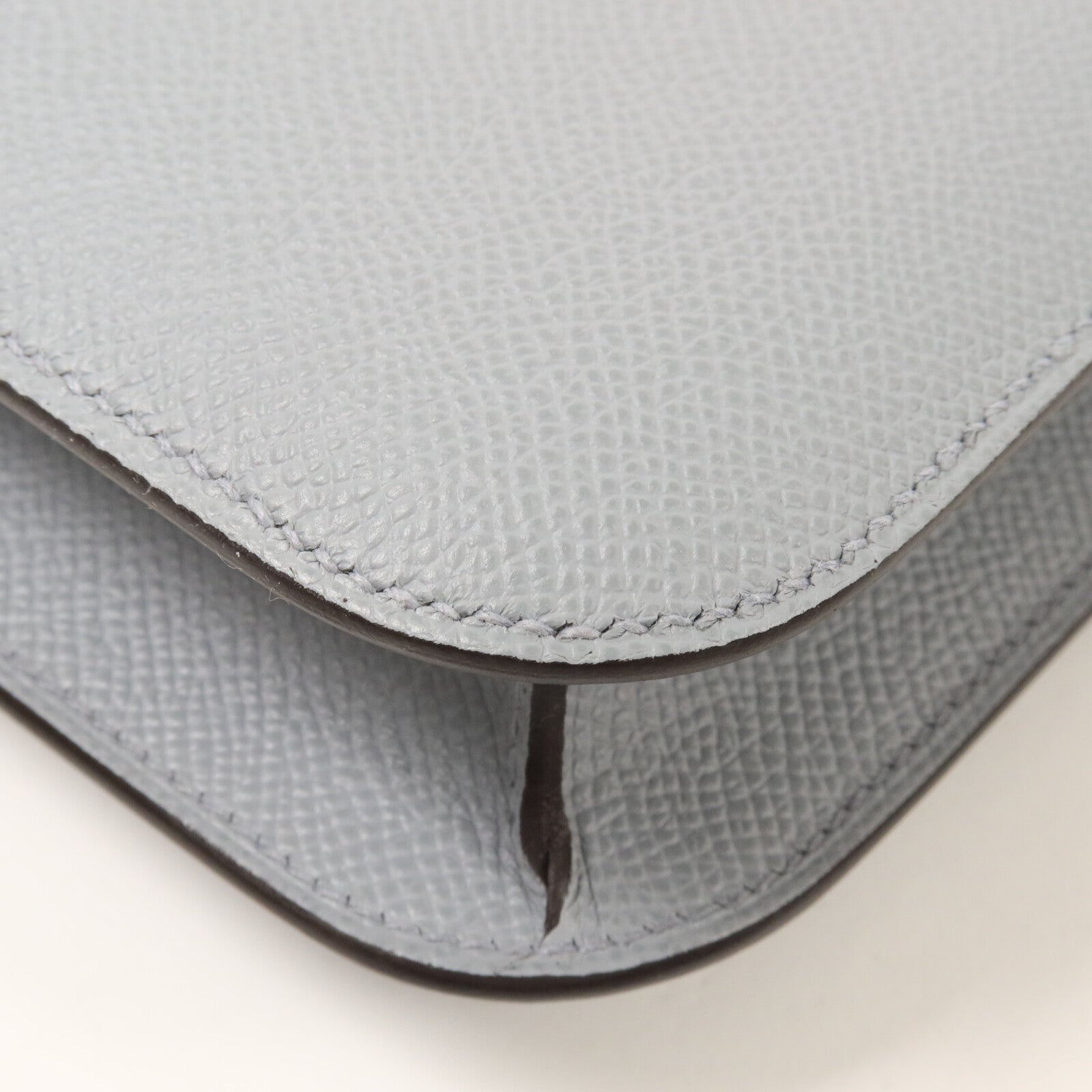 HERMES Epsom皮革Constance Elan肩背袋Gris Pantin