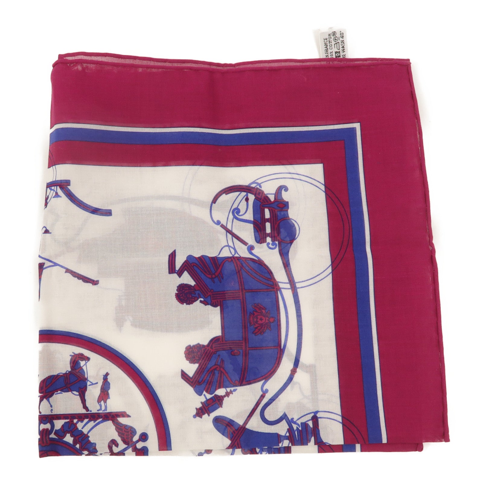 HERMES 棉質Pocket Square Scarf圍巾
