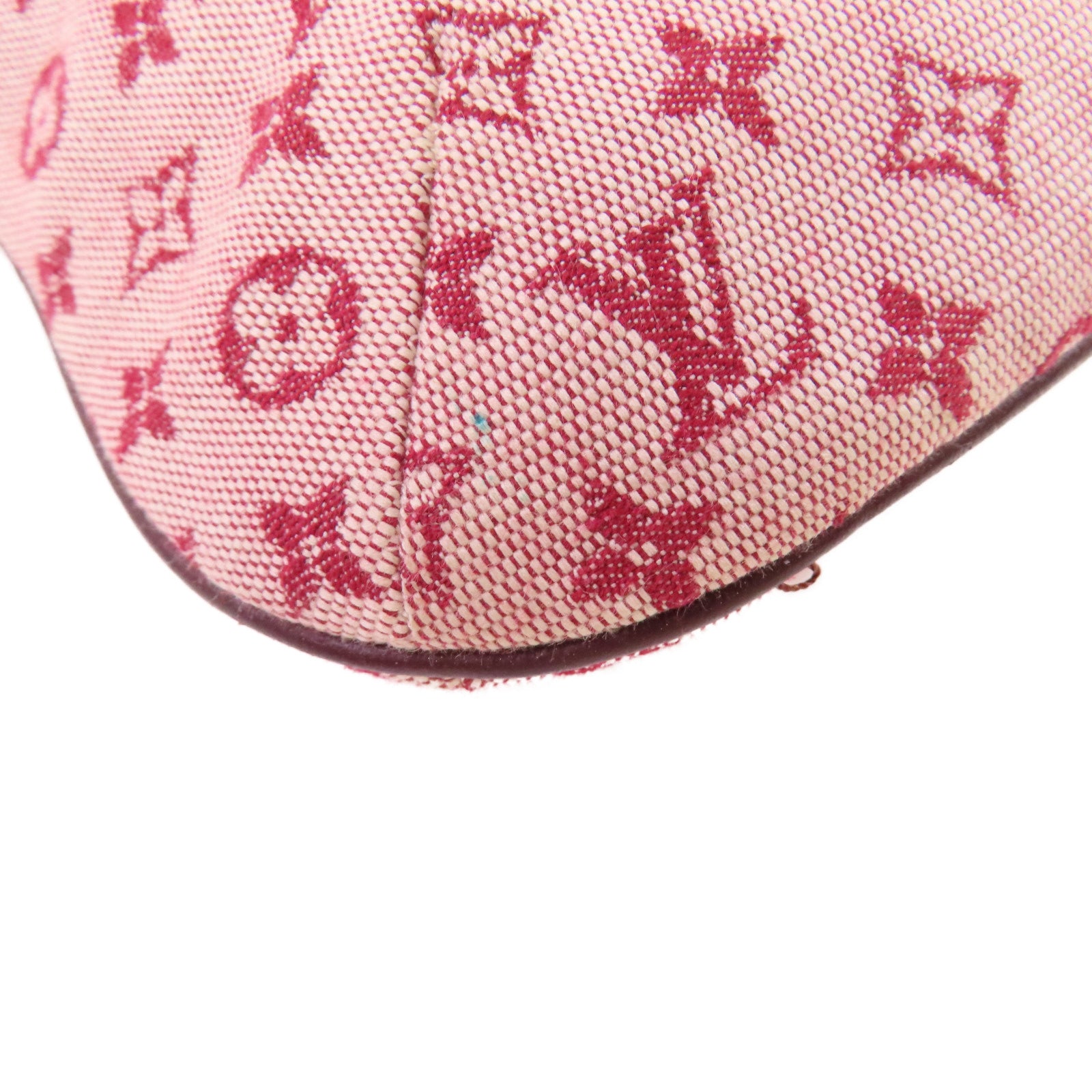 LOUIS VUITTON Monogram-mini Josephine GM 2Way Shoulder Bag金扣手挽肩背兩用袋酒紅色
