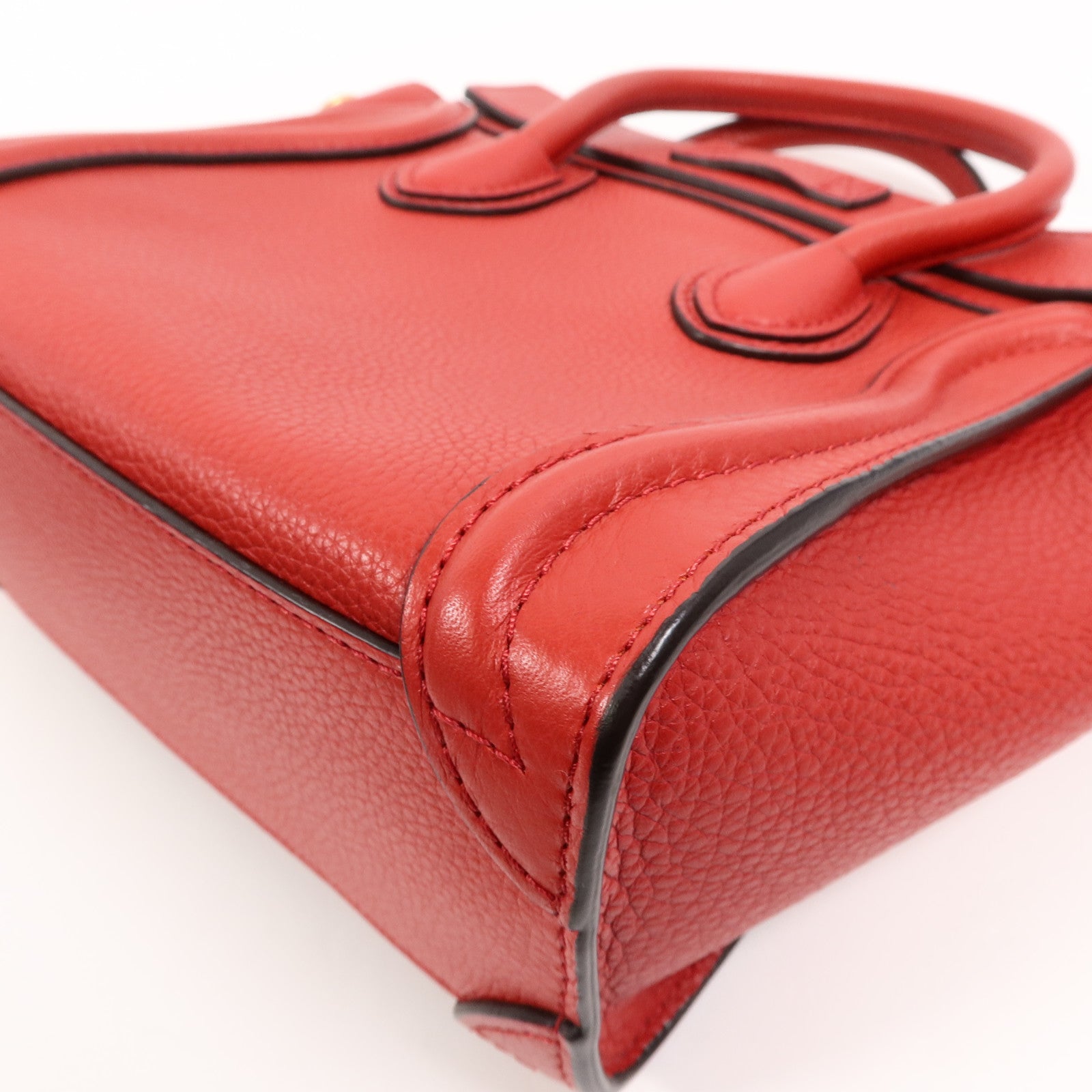 CELINE 牛皮皮革Nano Luggage手挽肩背兩用袋