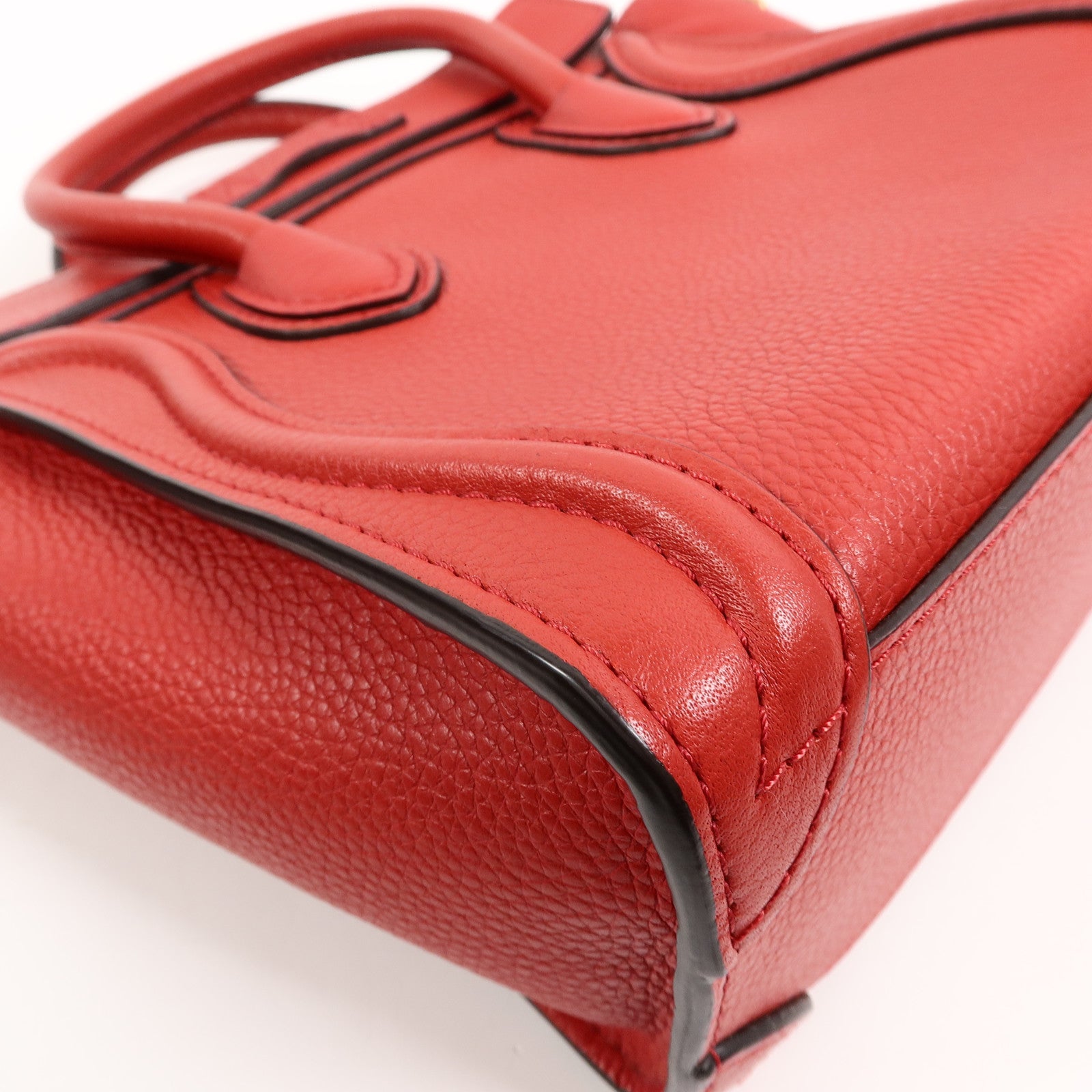 CELINE 牛皮皮革Nano Luggage手挽肩背兩用袋