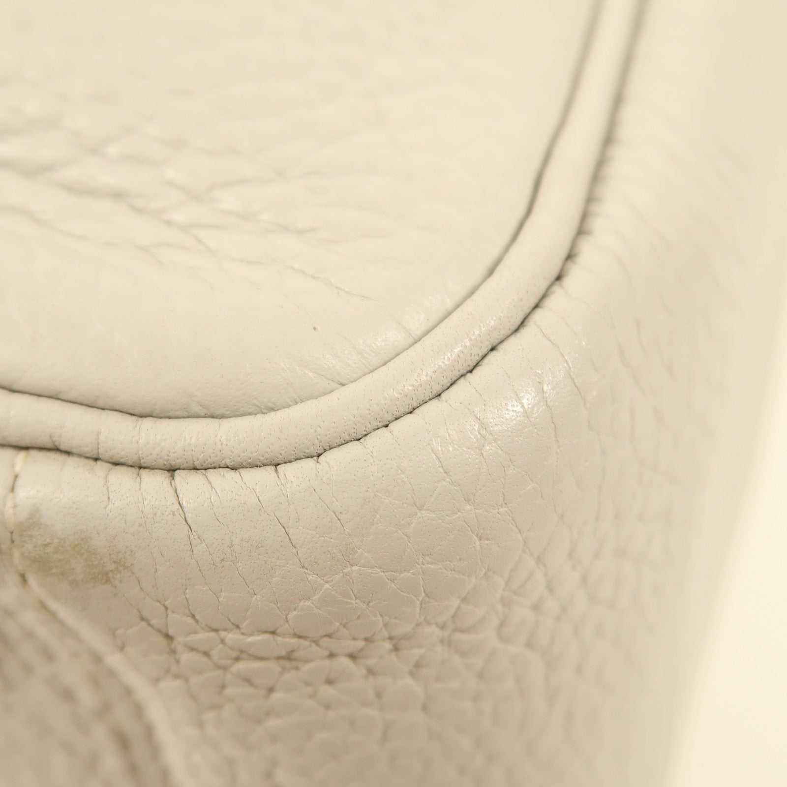 HERMES Clemence皮革Lindy 30銀扣手挽肩背兩用袋Gris Perle