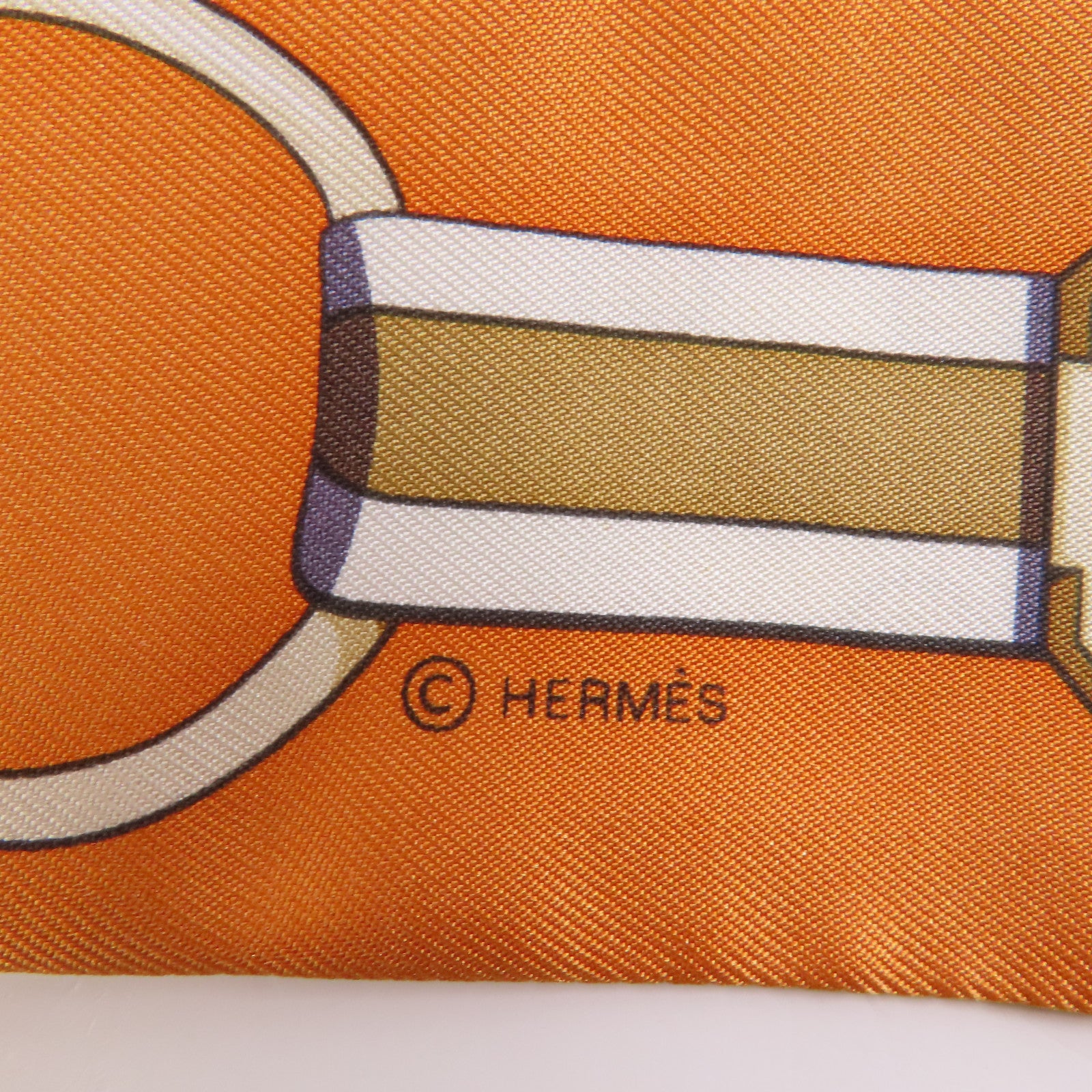 HERMES 絲質Twilly絲巾
