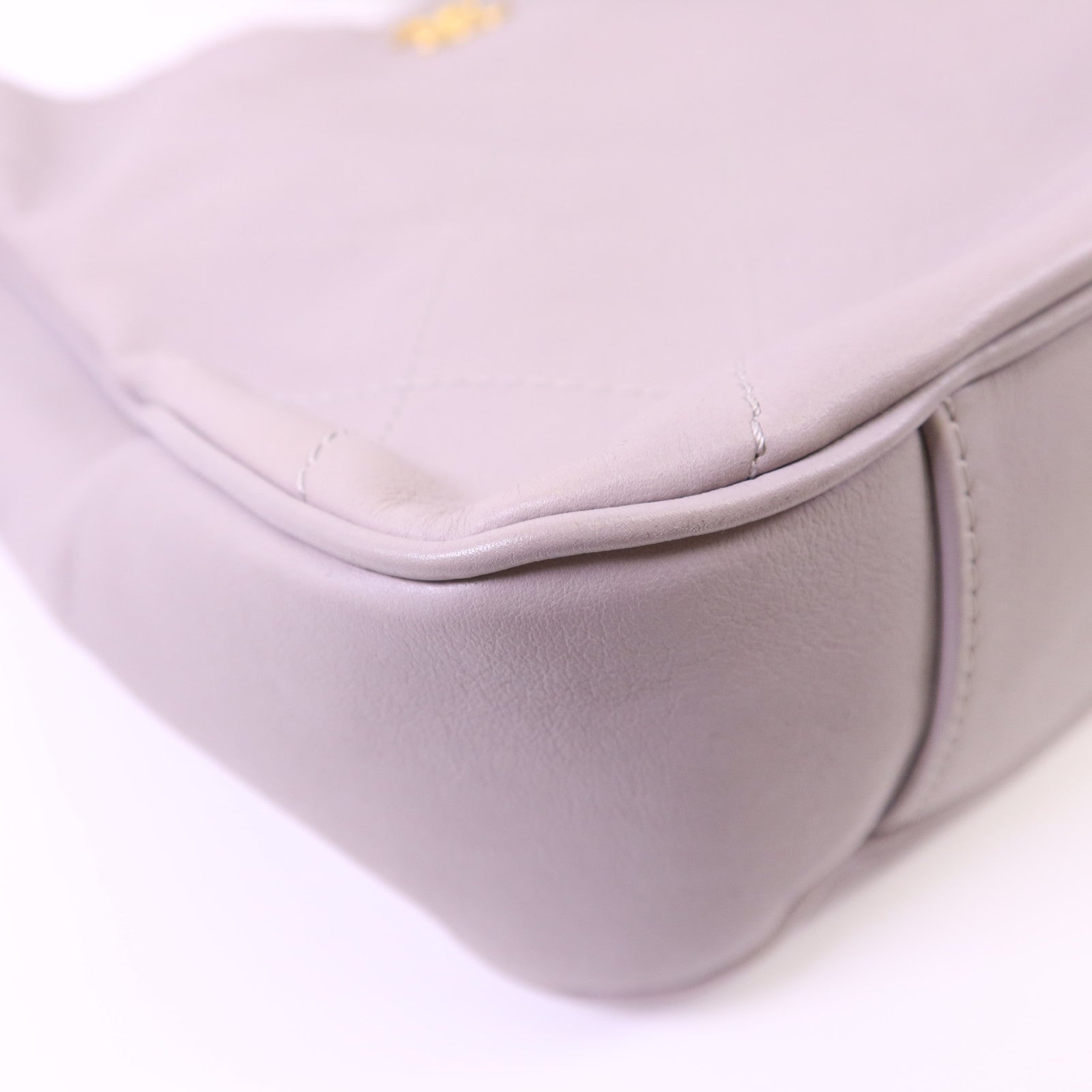 CHANEL 牛皮皮革2 Way Shoulder Bag金扣手挽肩背兩用袋