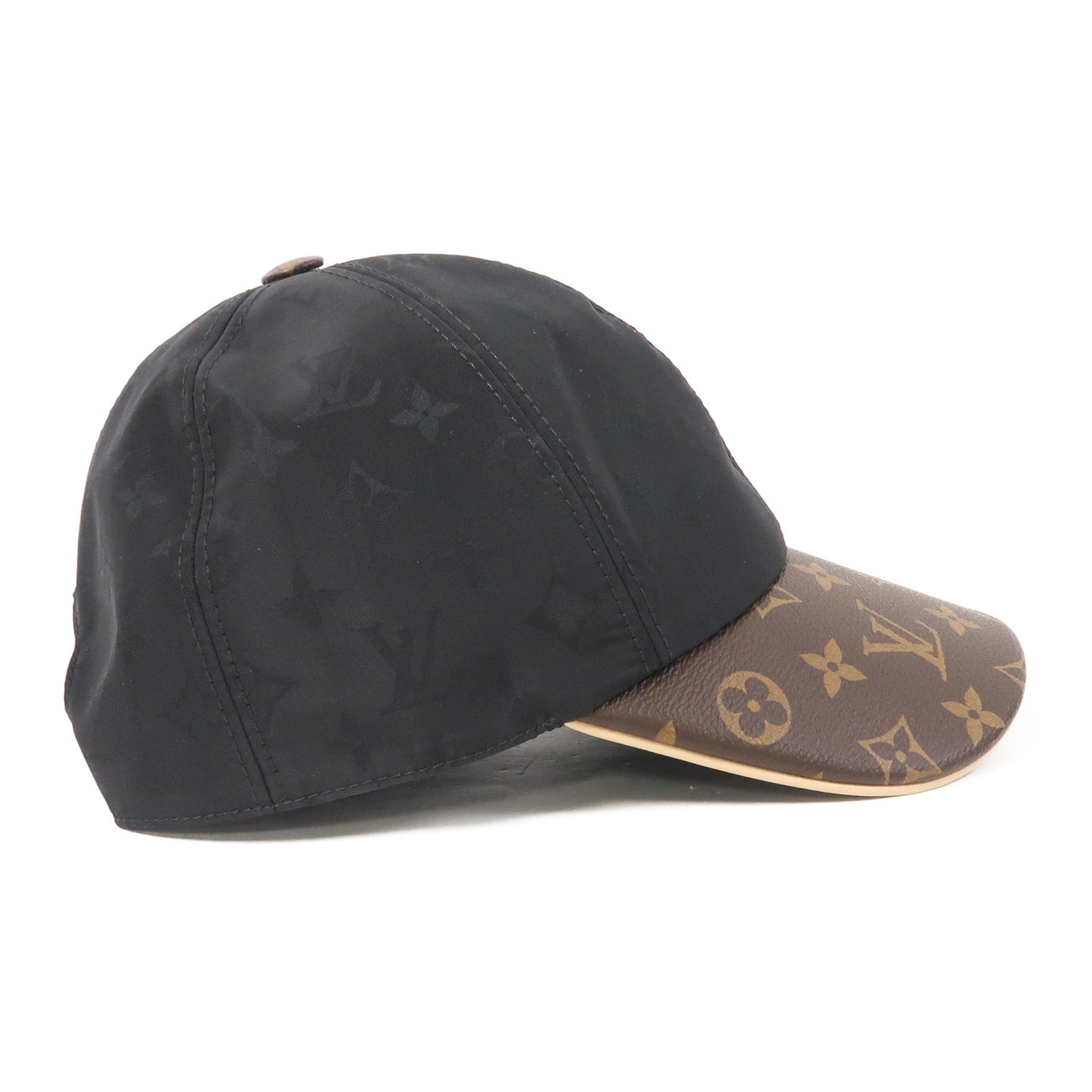 LOUIS VUITTON Monogram Get Ready Cap帽子黑色/啡色