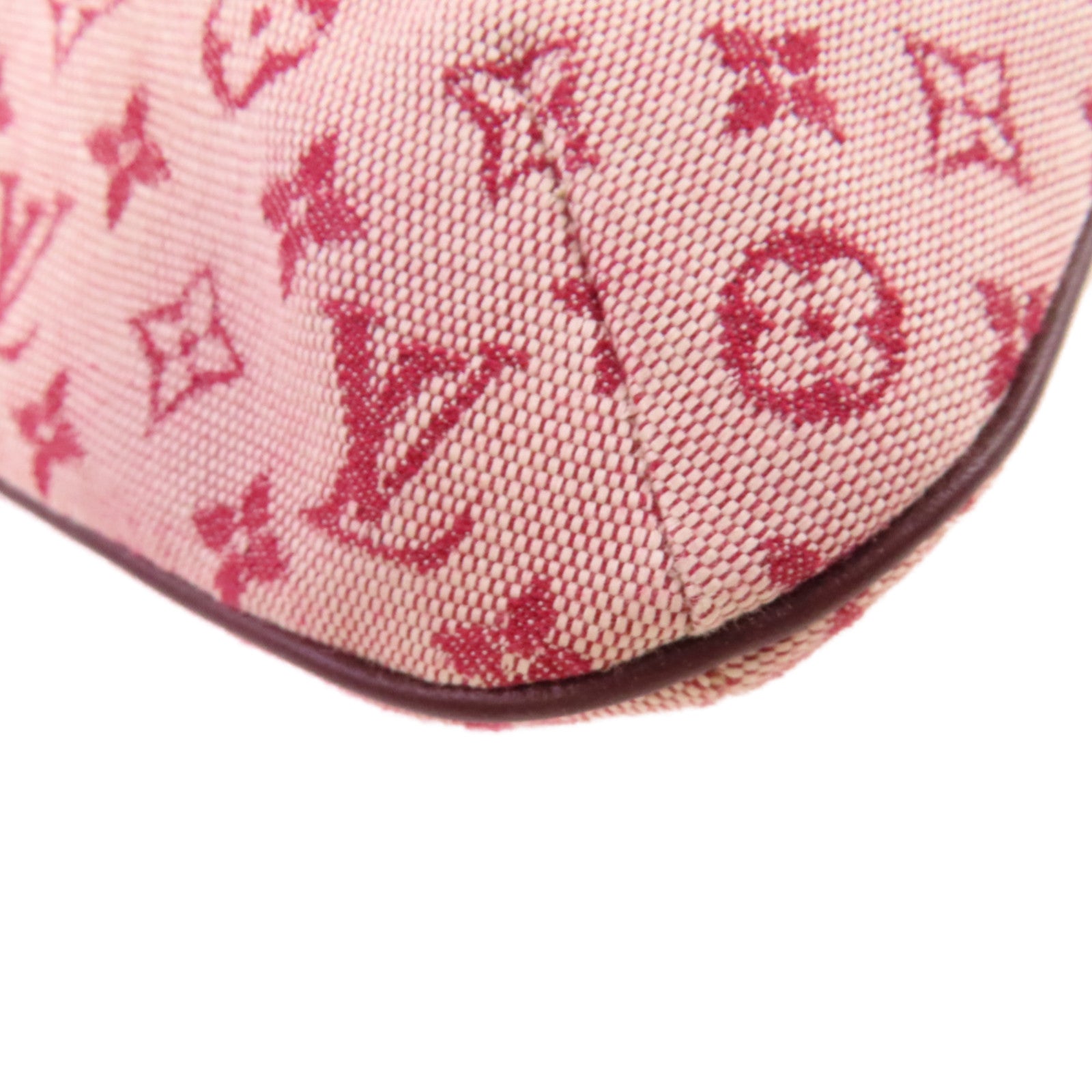 LOUIS VUITTON Monogram-mini Josephine GM 2Way Shoulder Bag金扣手挽肩背兩用袋酒紅色