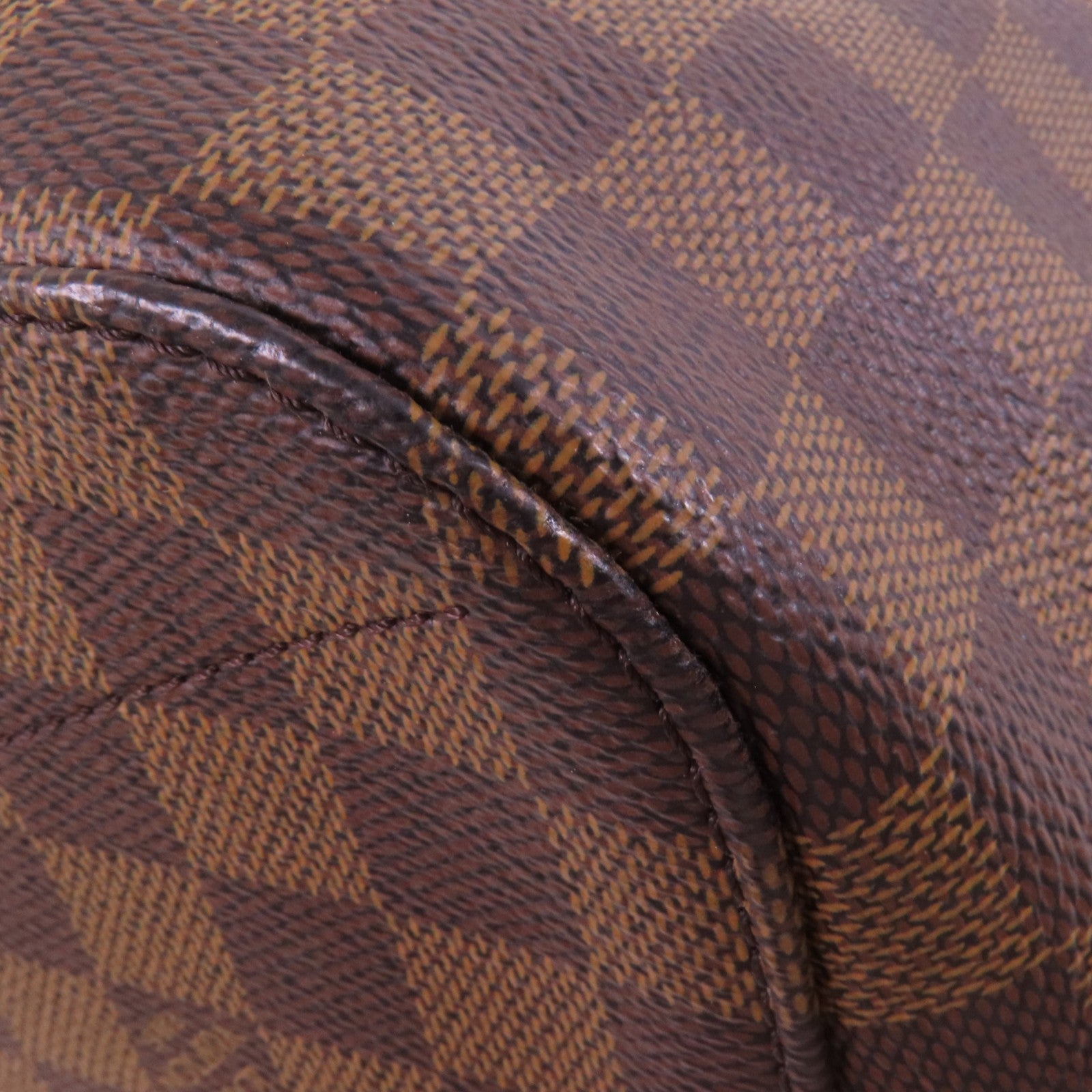 LOUIS VUITTON Damier Ebene Siena MM金扣手挽肩背兩用袋