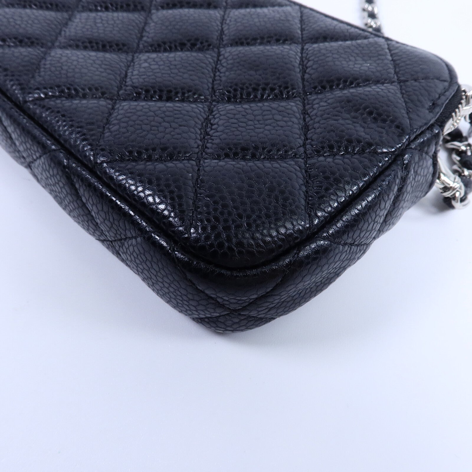 CHANEL 牛皮皮革WOC Wallet On Chain鏈帶肩背袋