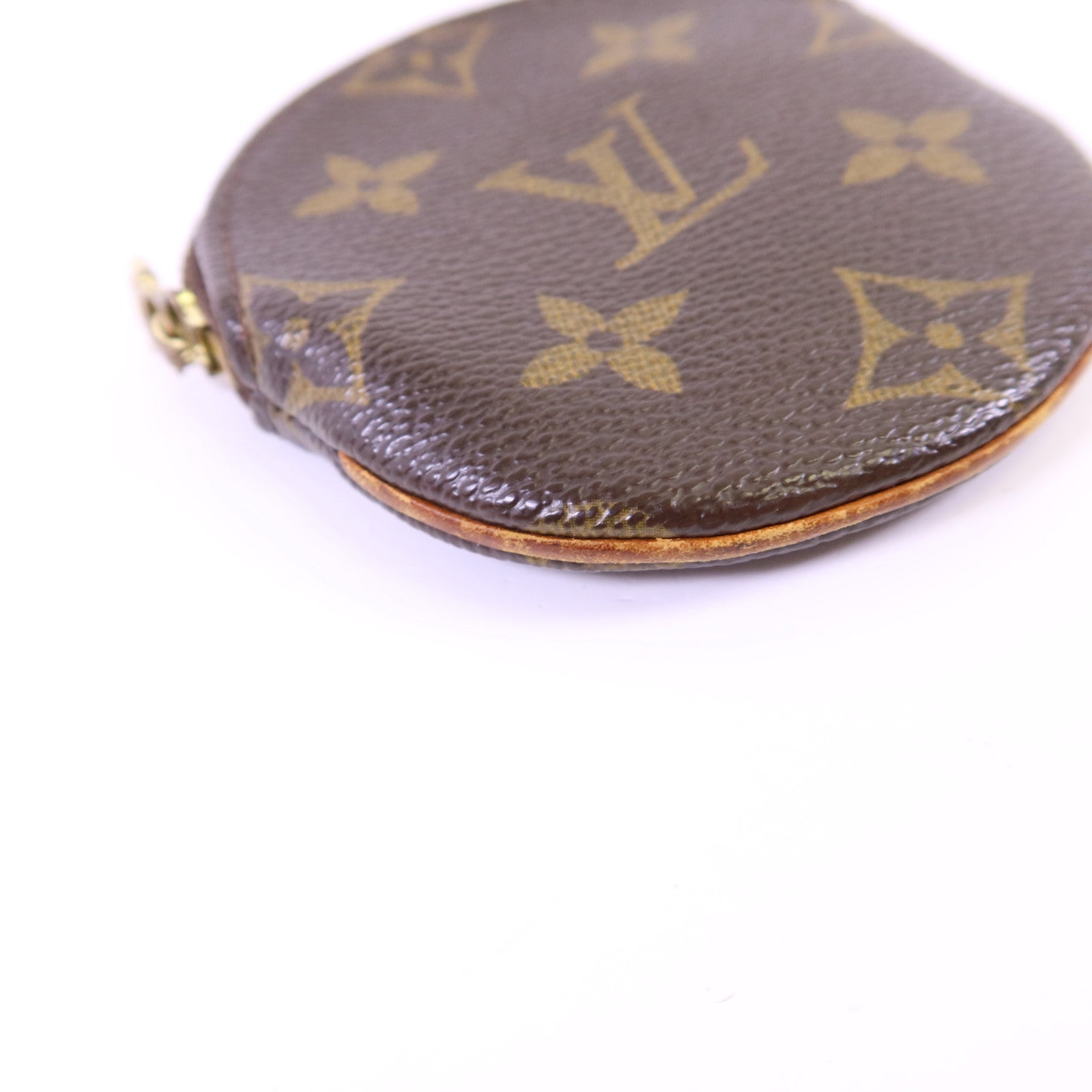 LOUIS VUITTON Monogram Coin Case Purse金扣零錢包