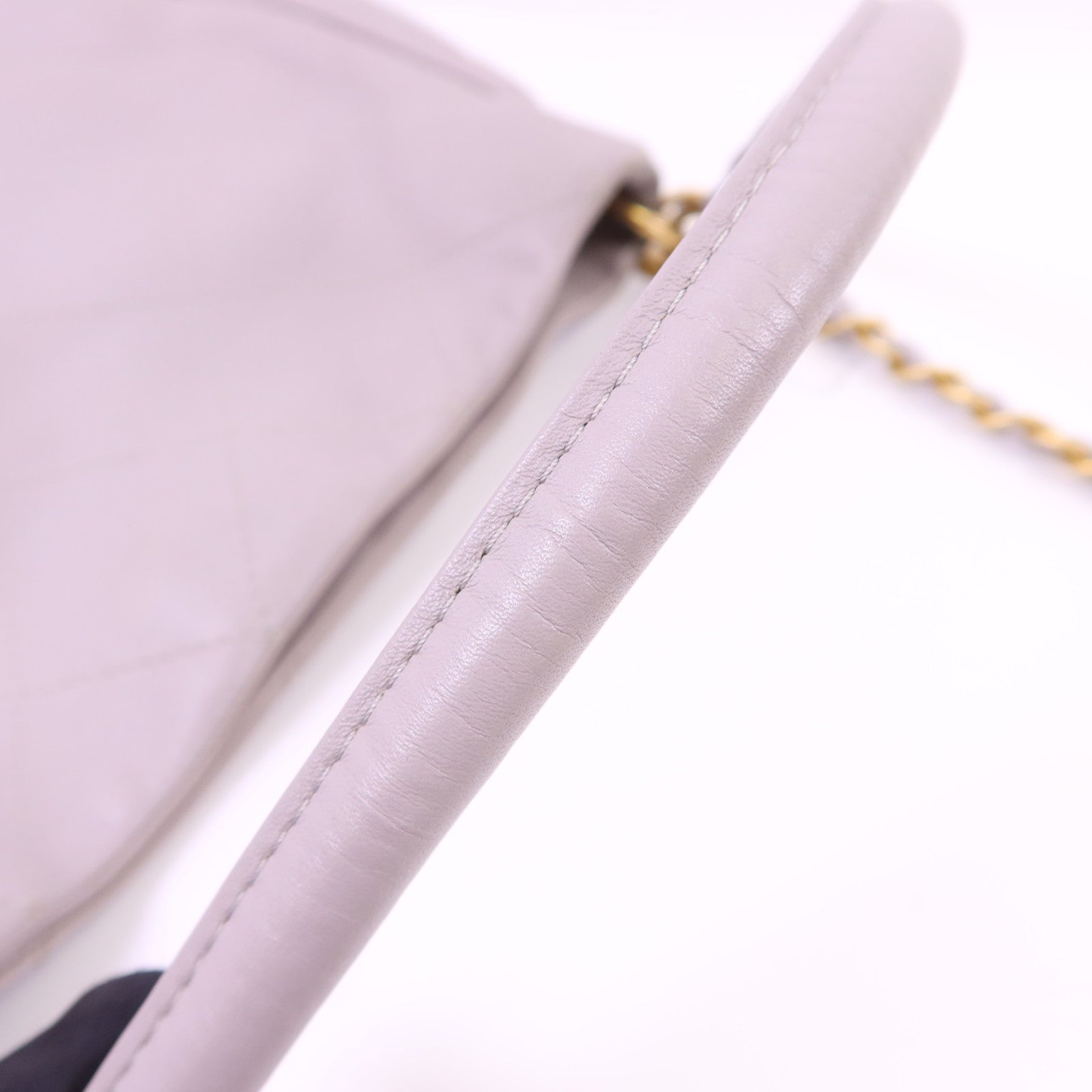 CHANEL 牛皮皮革2 Way Shoulder Bag金扣手挽肩背兩用袋