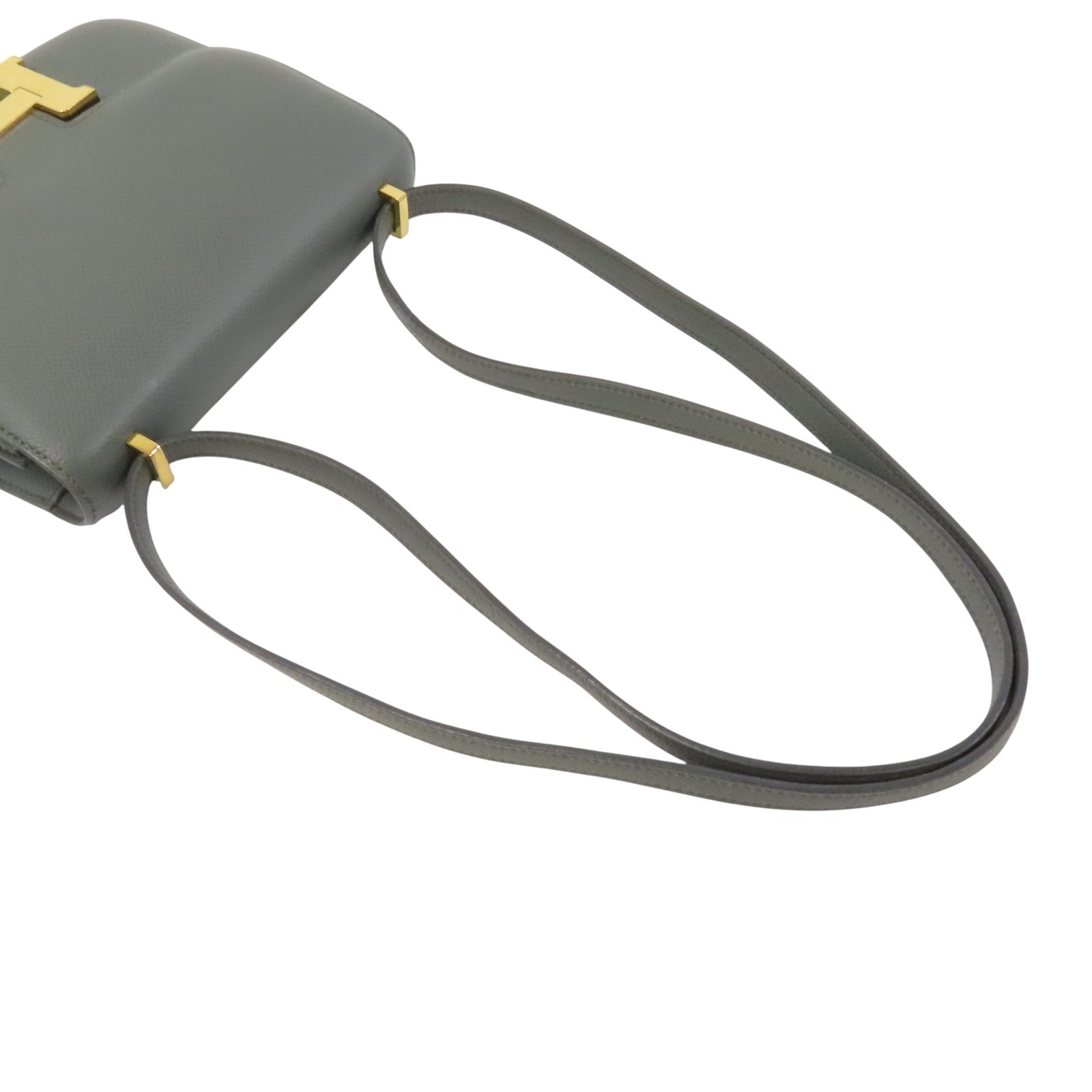 HERMES Epsom皮革Constance Mini金扣肩背袋