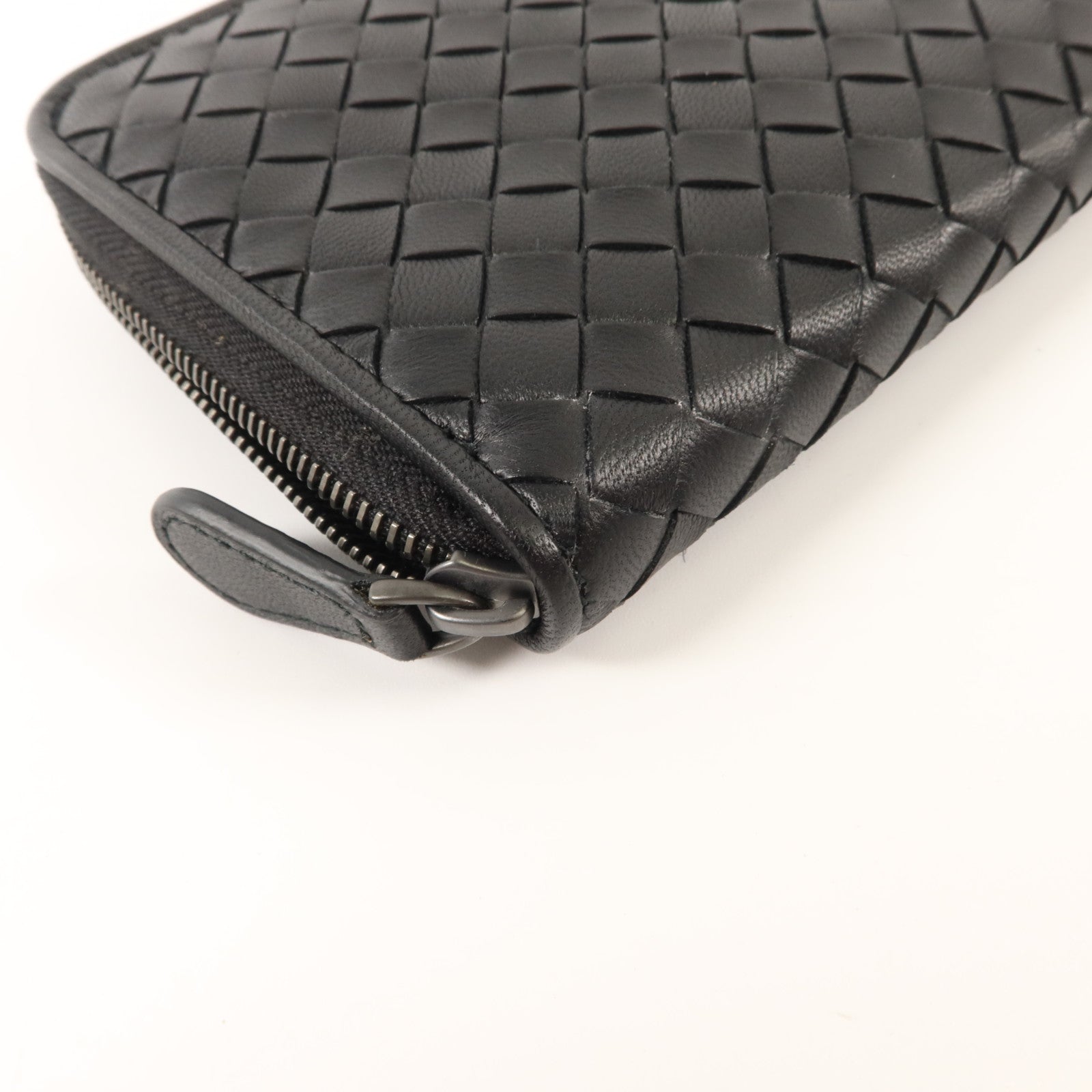 BOTTEGA VENETA 羊皮皮革Zipper Long Wallet長錢包