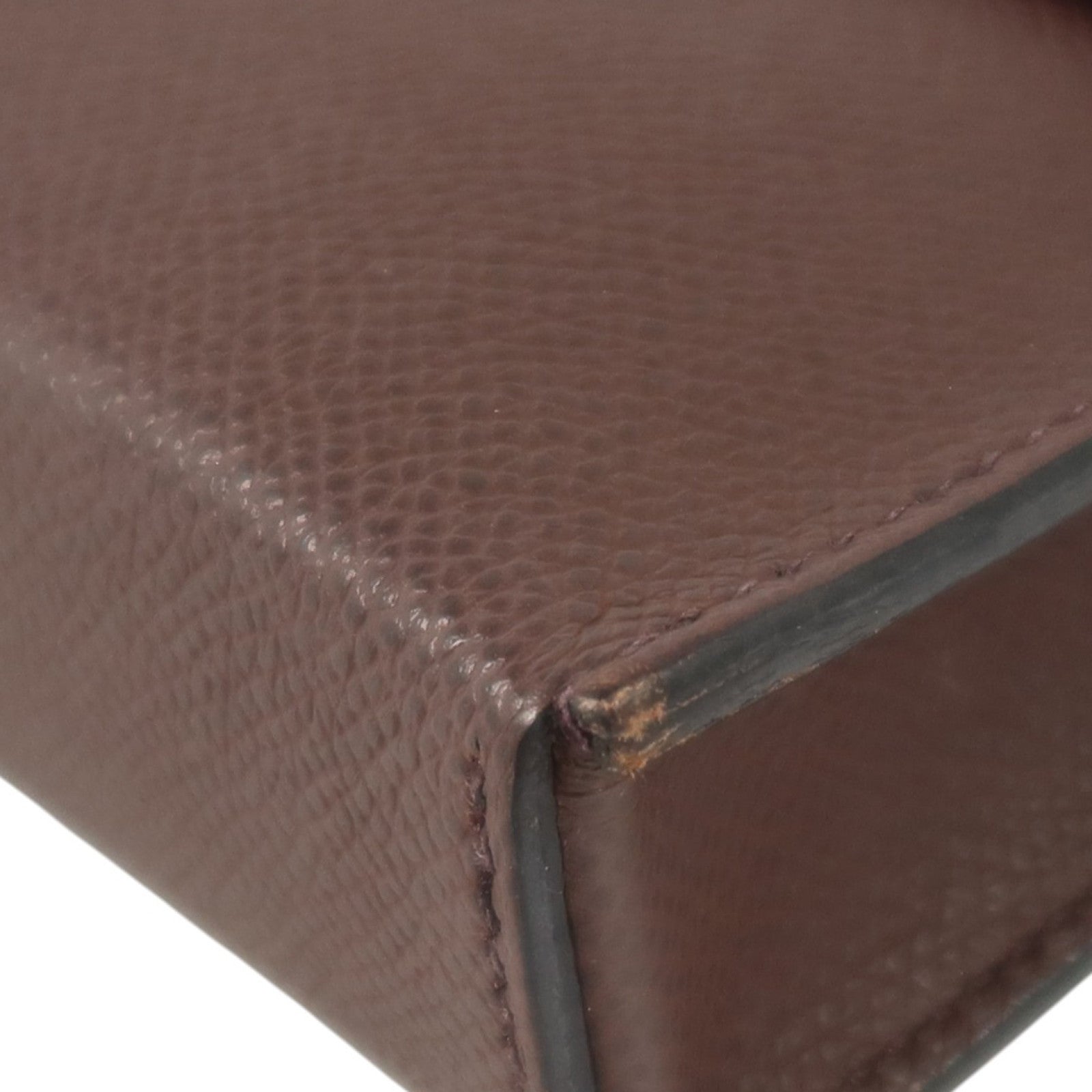 HERMES Epsom Hermesnap Wallet銀扣肩背袋Rouge Sellier