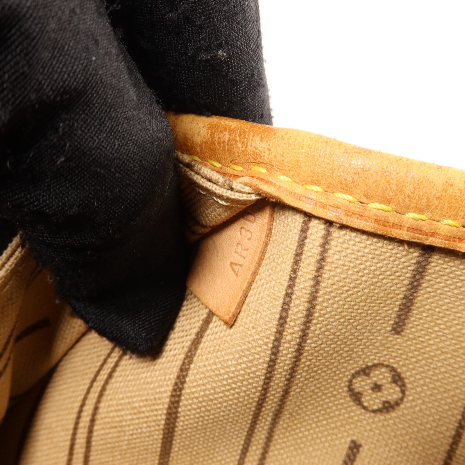 LOUIS VUITTON Monogram Neverfull MM金扣手挽袋
