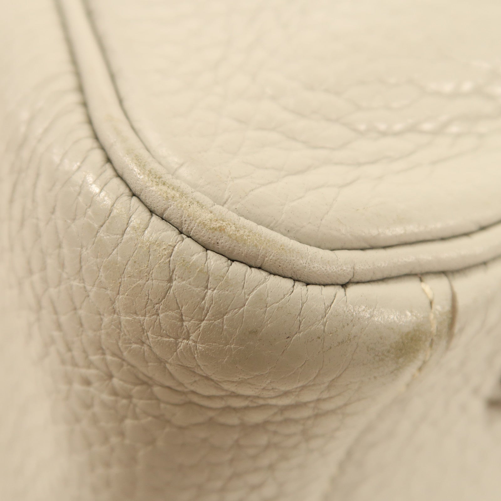 HERMES 【激減優惠】Clemence皮革Lindy 30銀扣手挽肩背兩用袋Gris Perle