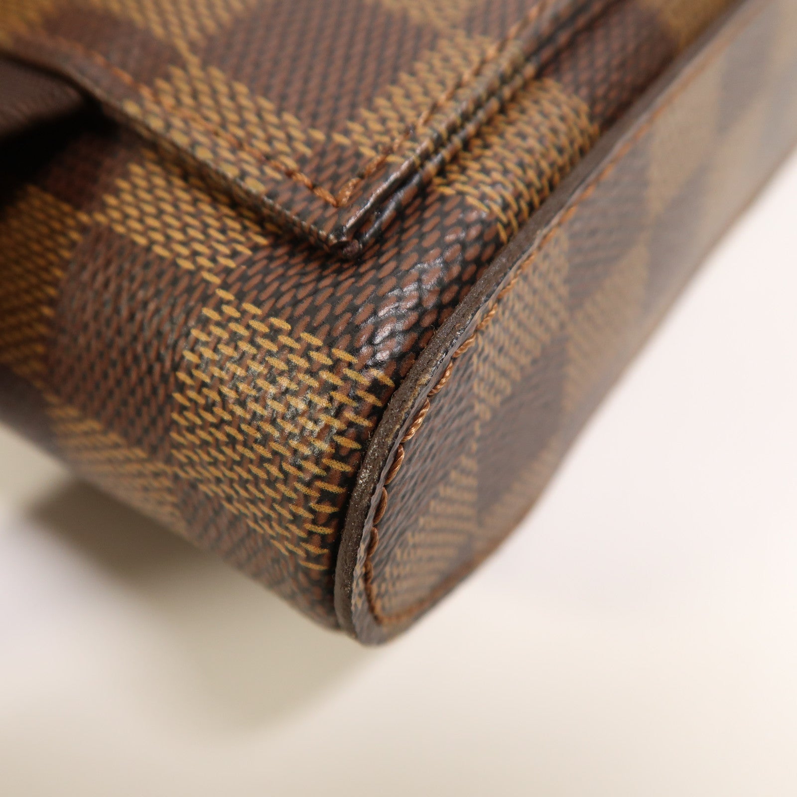 LOUIS VUITTON Damier Geronimos金扣腰包