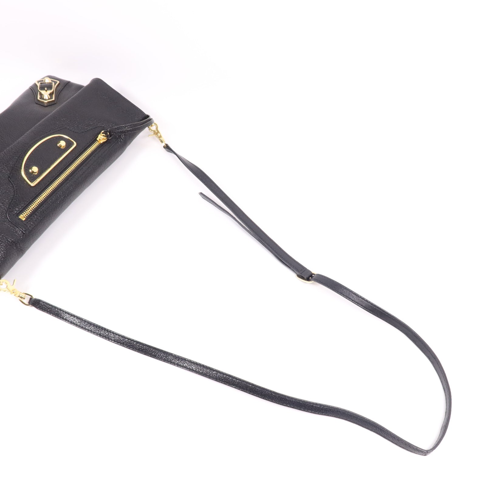 BALENCIAGA 牛皮皮革Edge Envelo金扣肩背袋