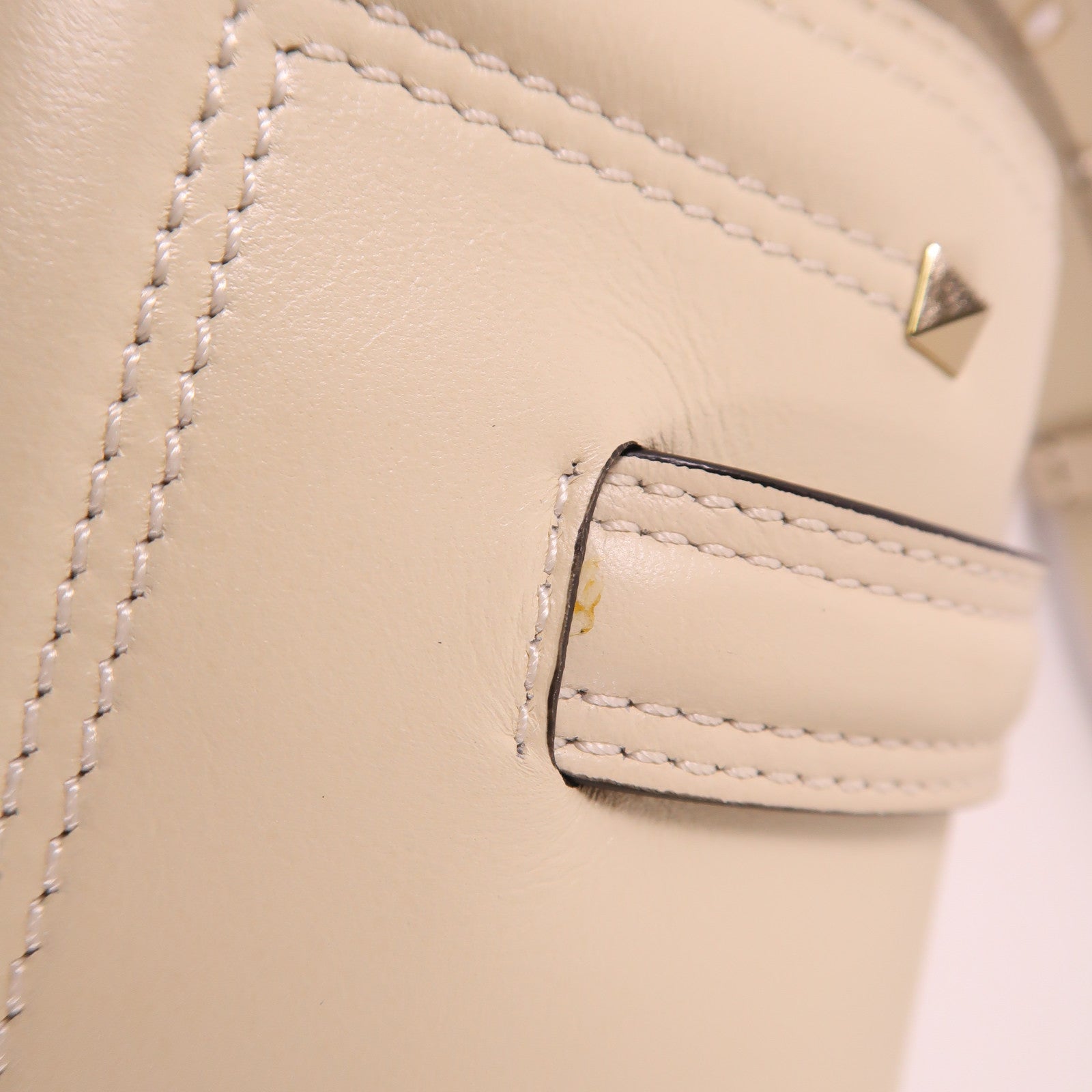 Valentino 牛皮皮革Shoulder Bag金扣手挽肩背兩用袋