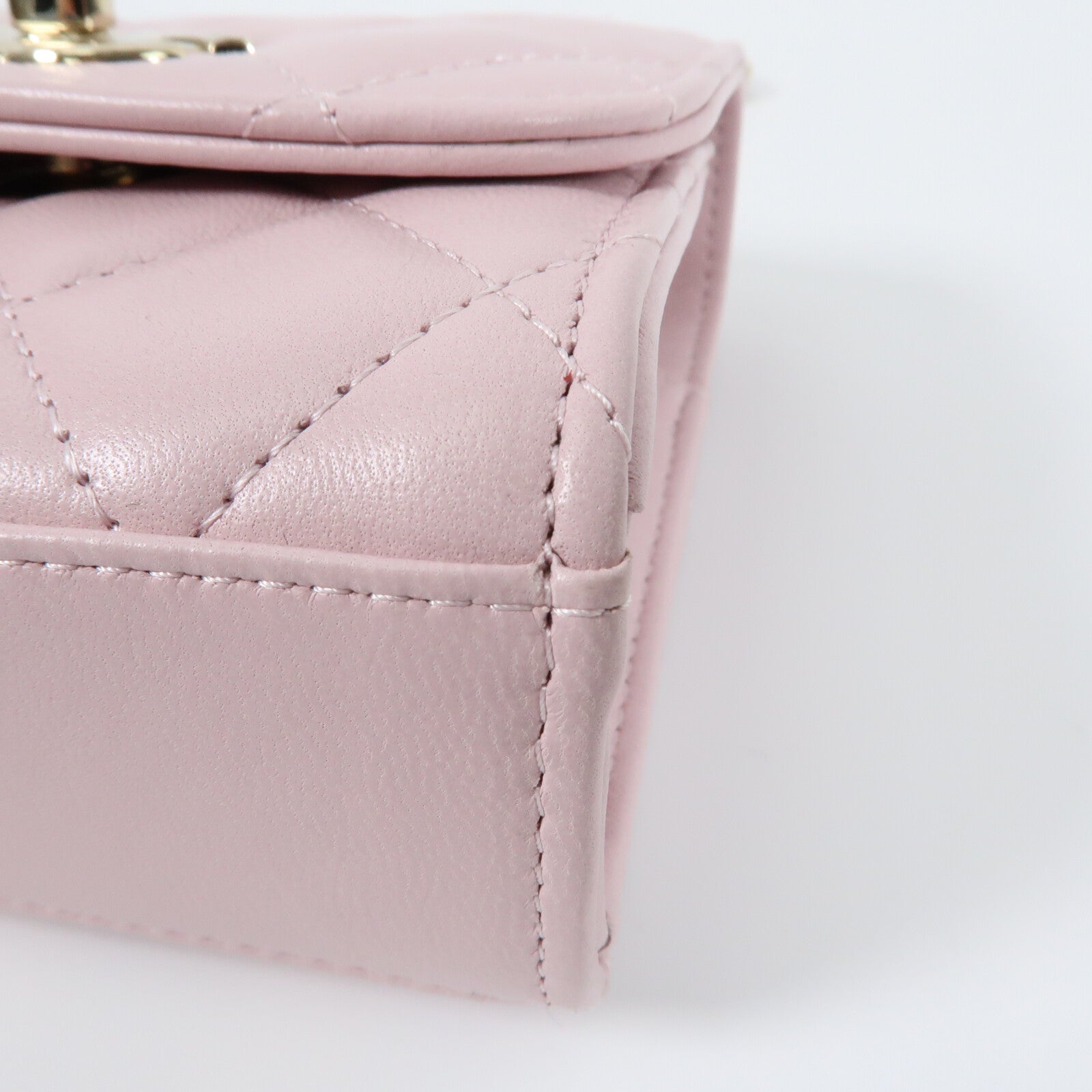 CHANEL 羊皮皮革Trendy CC Mini Bag金扣鏈帶肩背袋