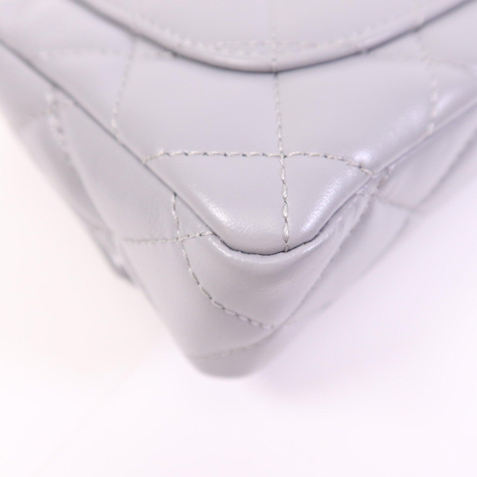 CHANEL 羊皮皮革Chain Shoulder金扣手挽肩背兩用袋
