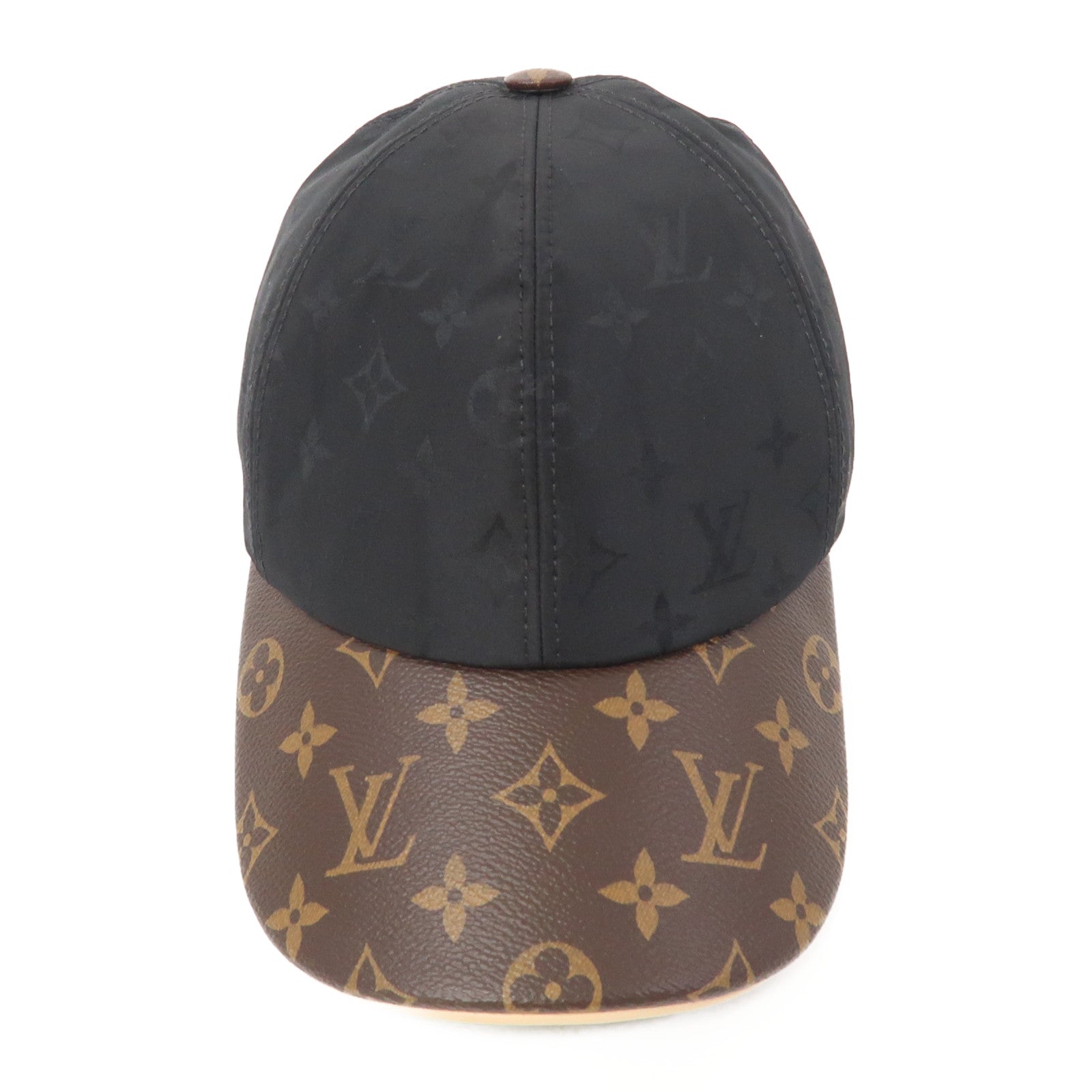 LOUIS VUITTON Monogram Get Ready Cap帽子黑色/啡色