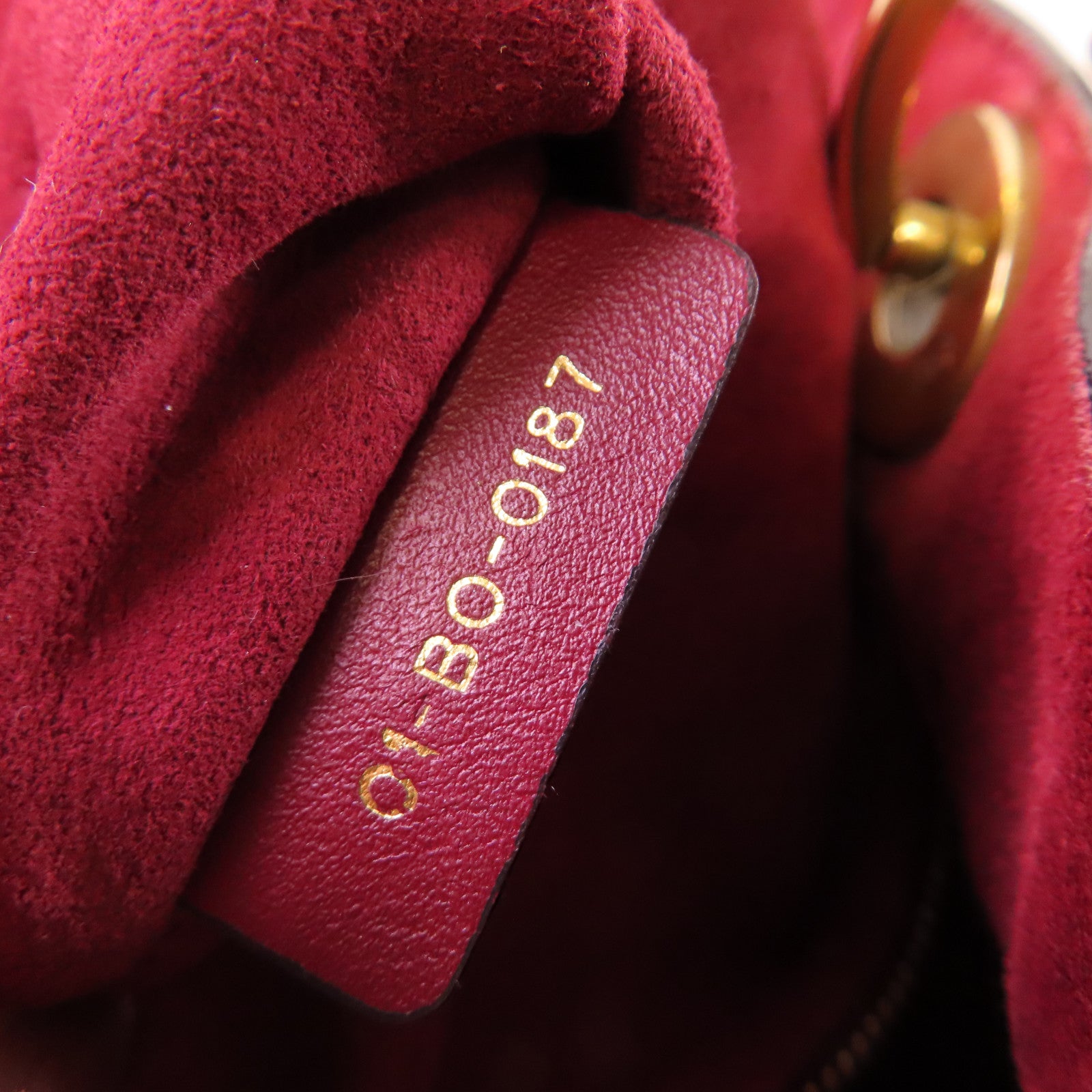 Dior 【激減優惠】牛皮皮革Lady Dior Studded 2 Way Shoulder Bag金扣手挽肩背兩用袋紅色