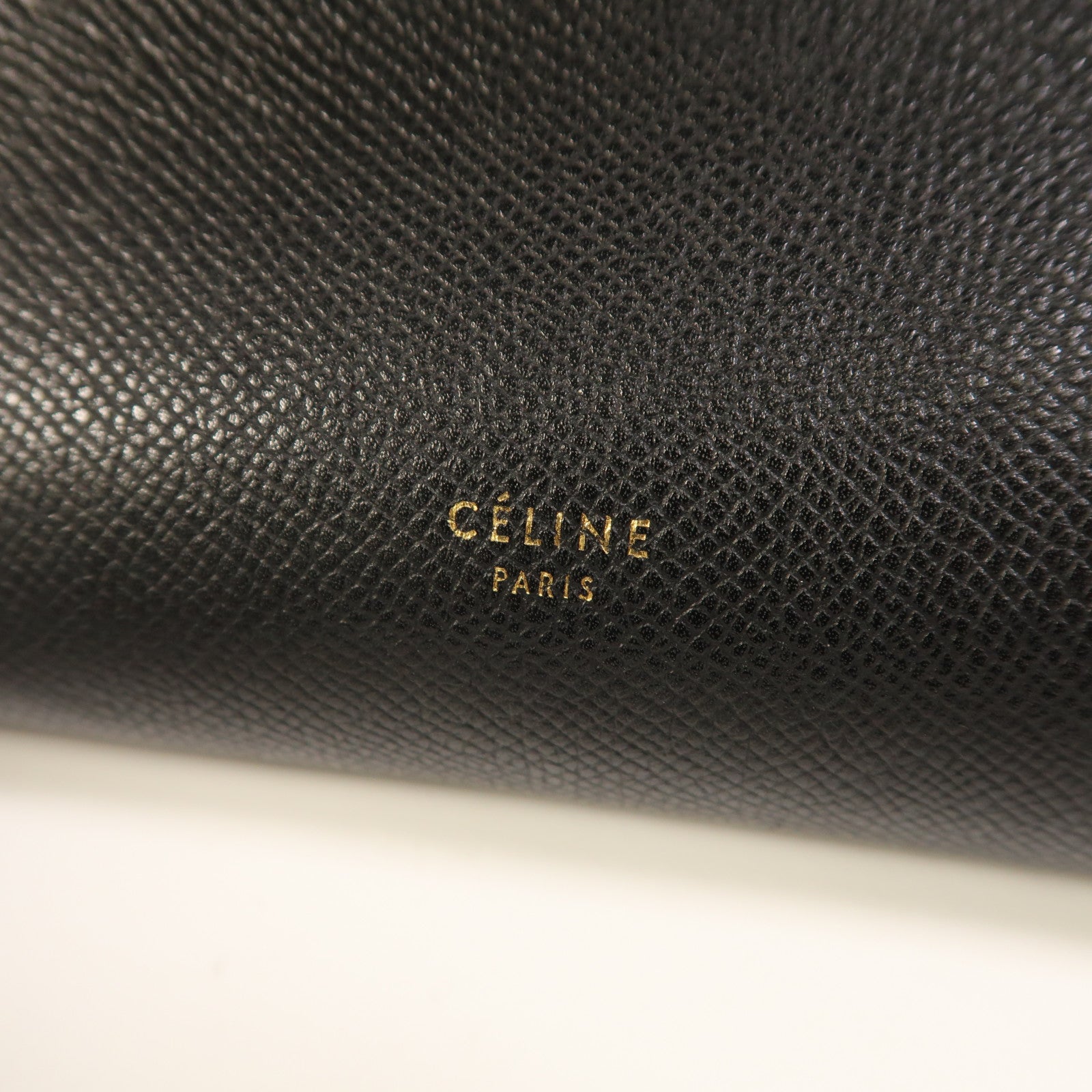 CELINE 牛皮皮革Micro Belt Bag金扣手挽肩背兩用袋