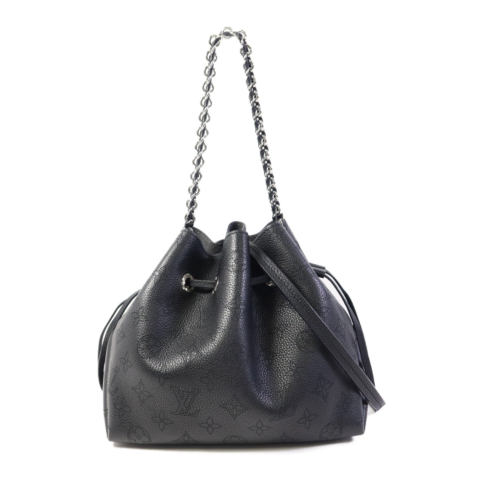 LOUIS VUITTON Mahina Bella銀扣手挽肩背兩用袋