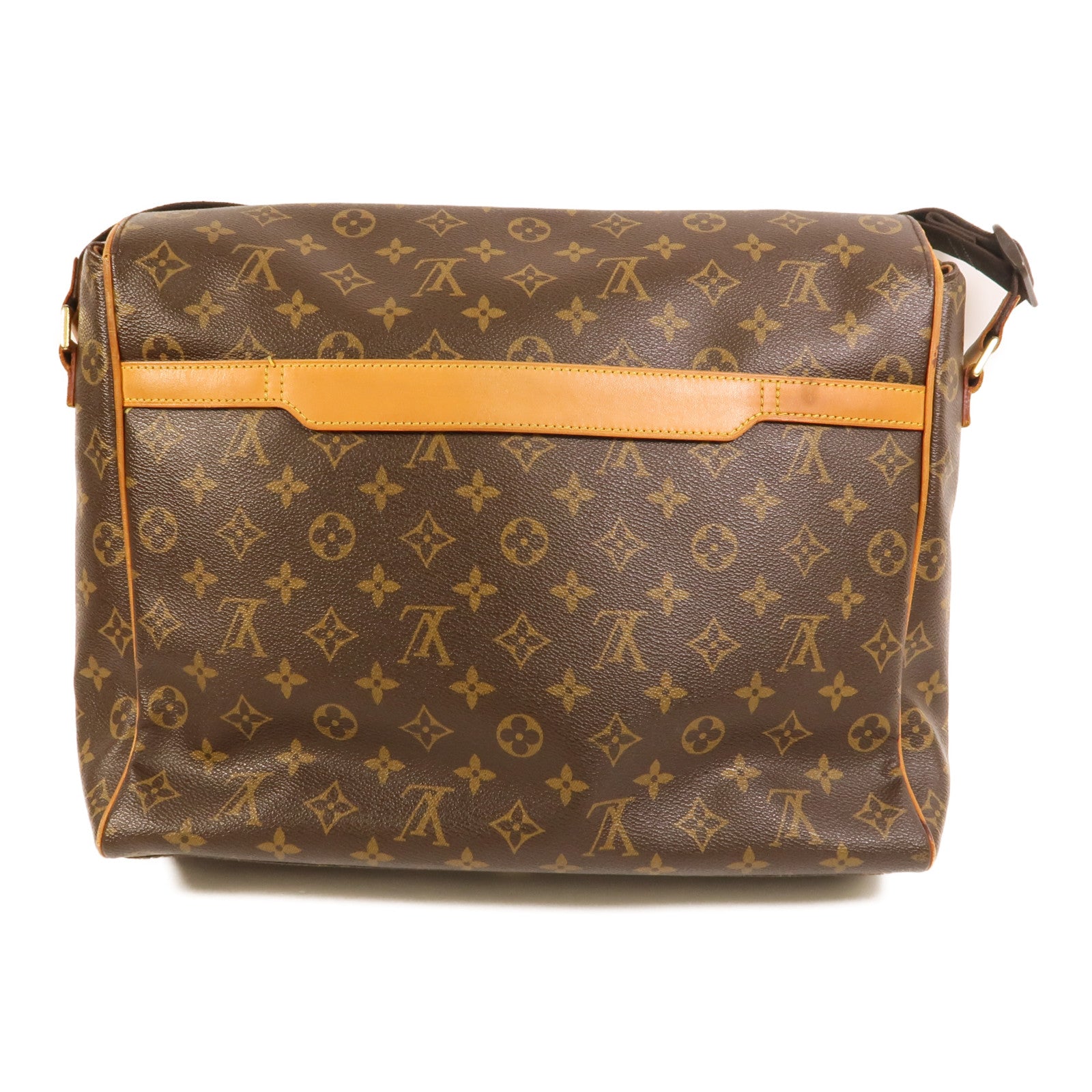 LOUIS VUITTON Monogram Abbesses金扣肩背袋棕色