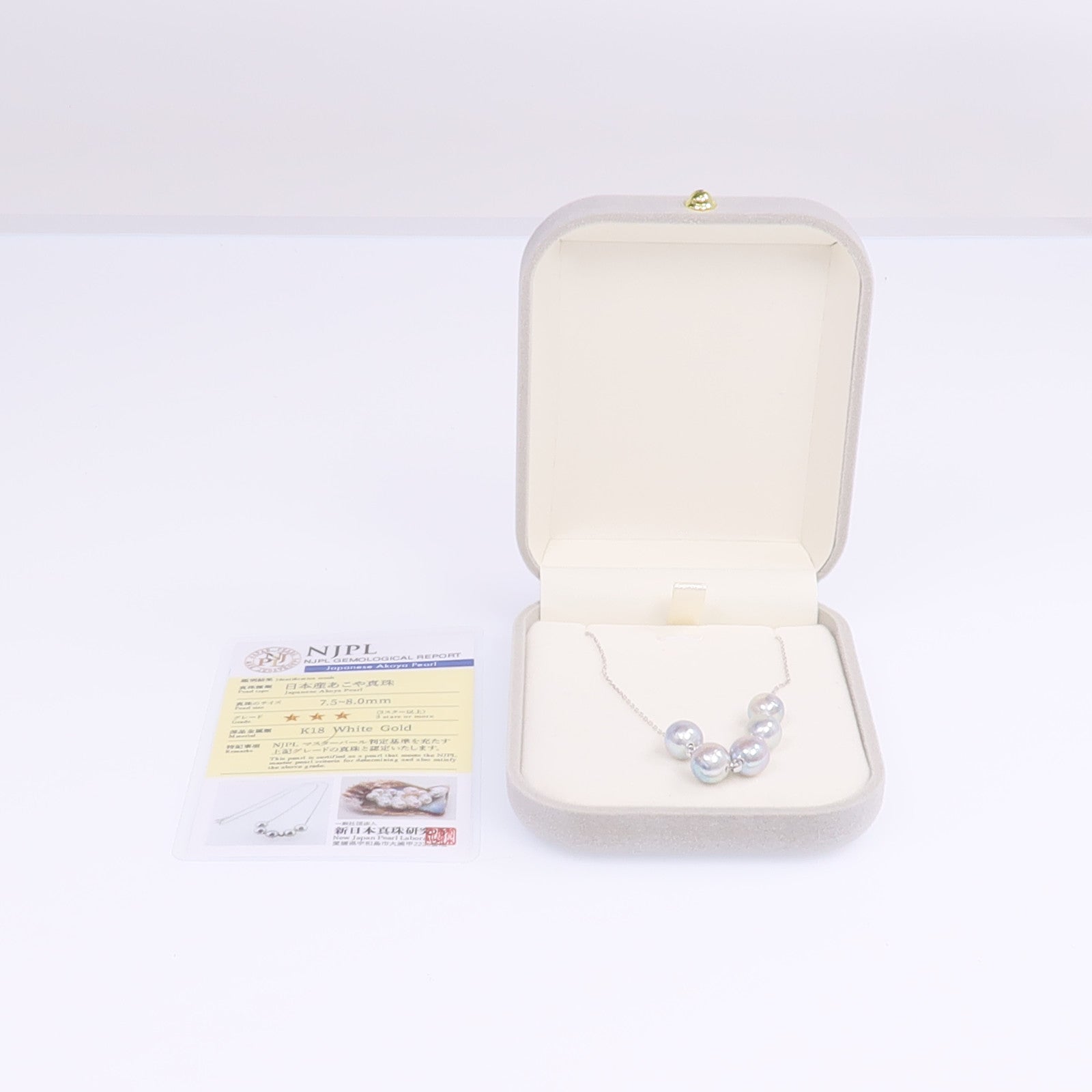 JEWELRY 18K白金Pearl Necklace珍珠項鍊