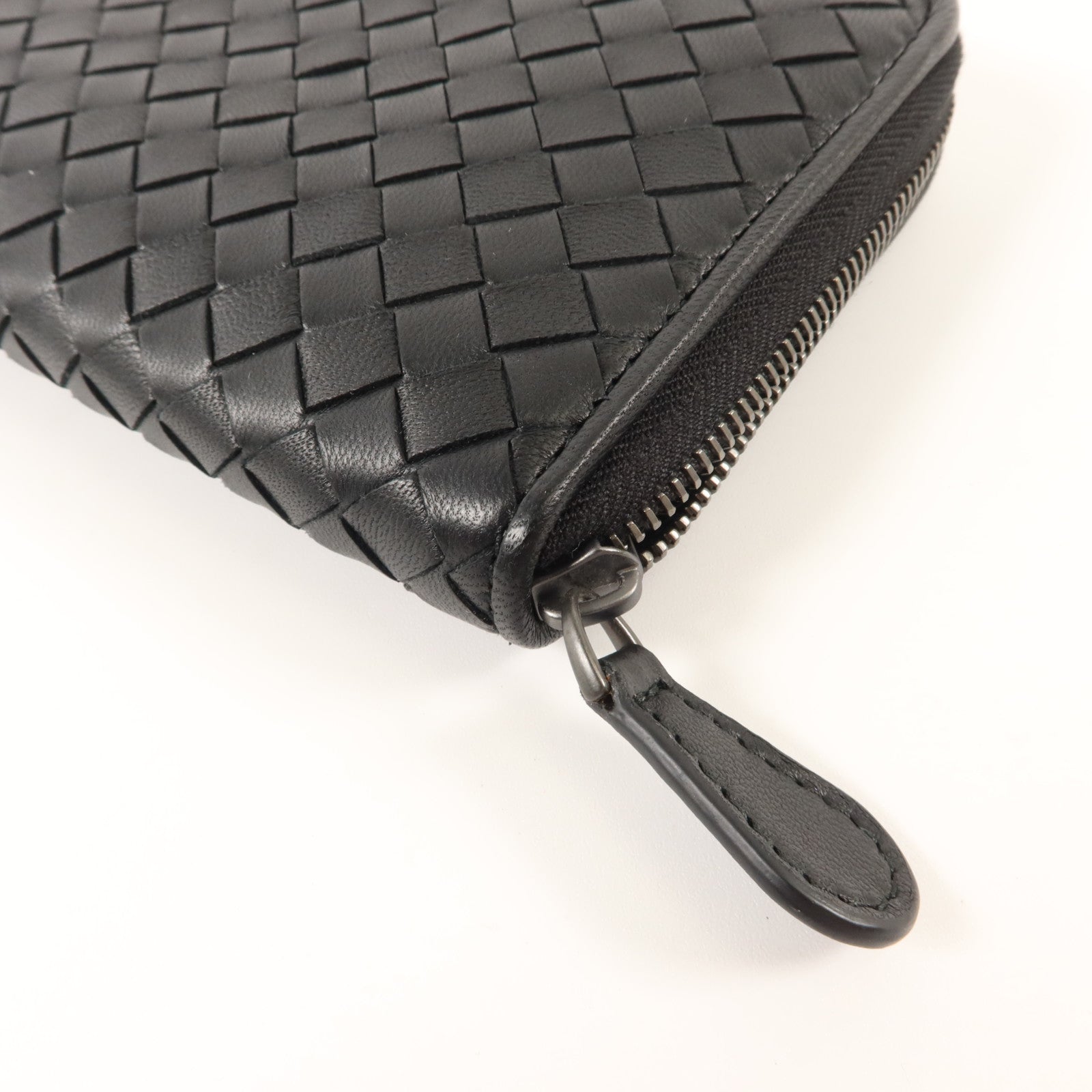 BOTTEGA VENETA 羊皮皮革Zipper Long Wallet長錢包