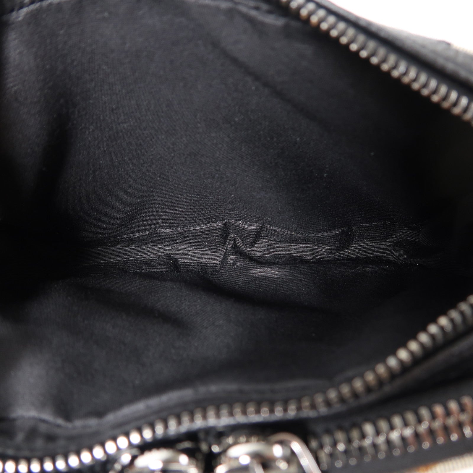 Dior 帆布Shoulder Bag銀扣肩背袋藍色