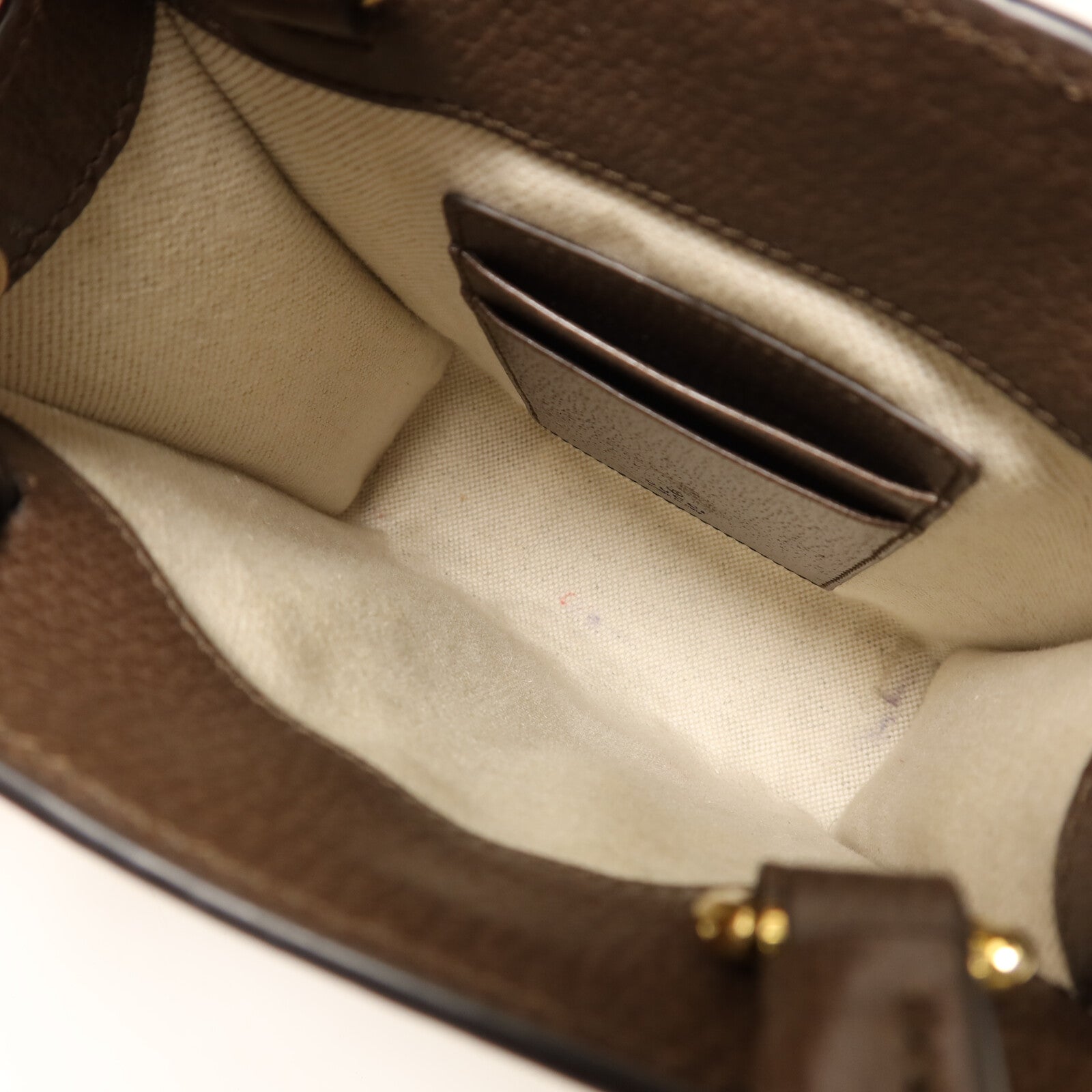 GUCCI 帆布Ophidia Mini Bag金扣手挽肩背兩用袋