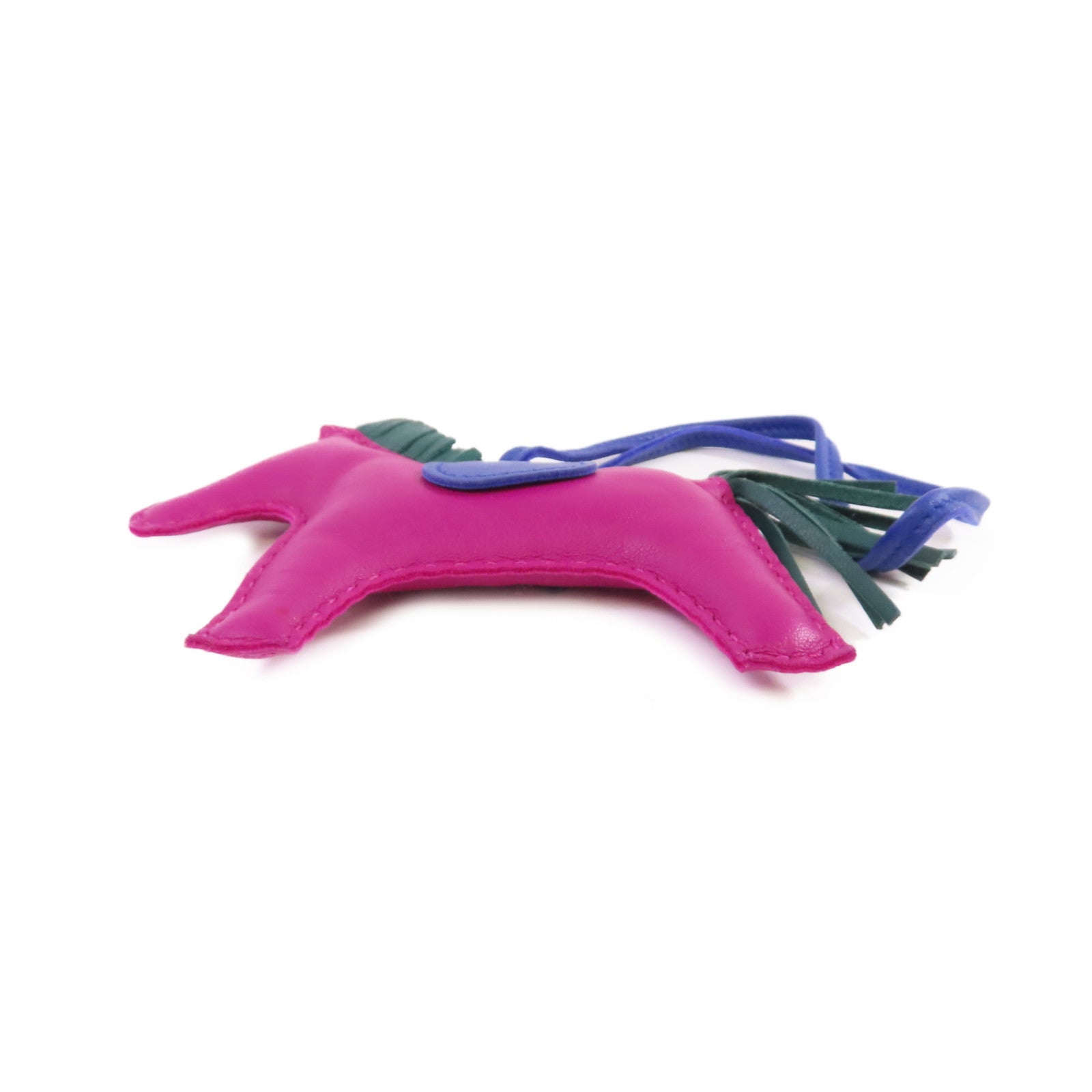 HERMES Swift皮革Rodeo MM Charm掛飾紫色/綠色/藍色