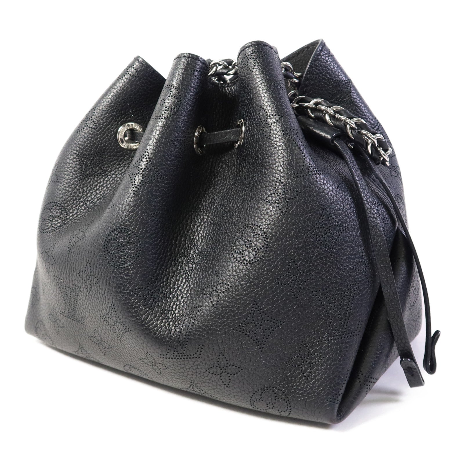 LOUIS VUITTON Mahina Bella銀扣手挽肩背兩用袋