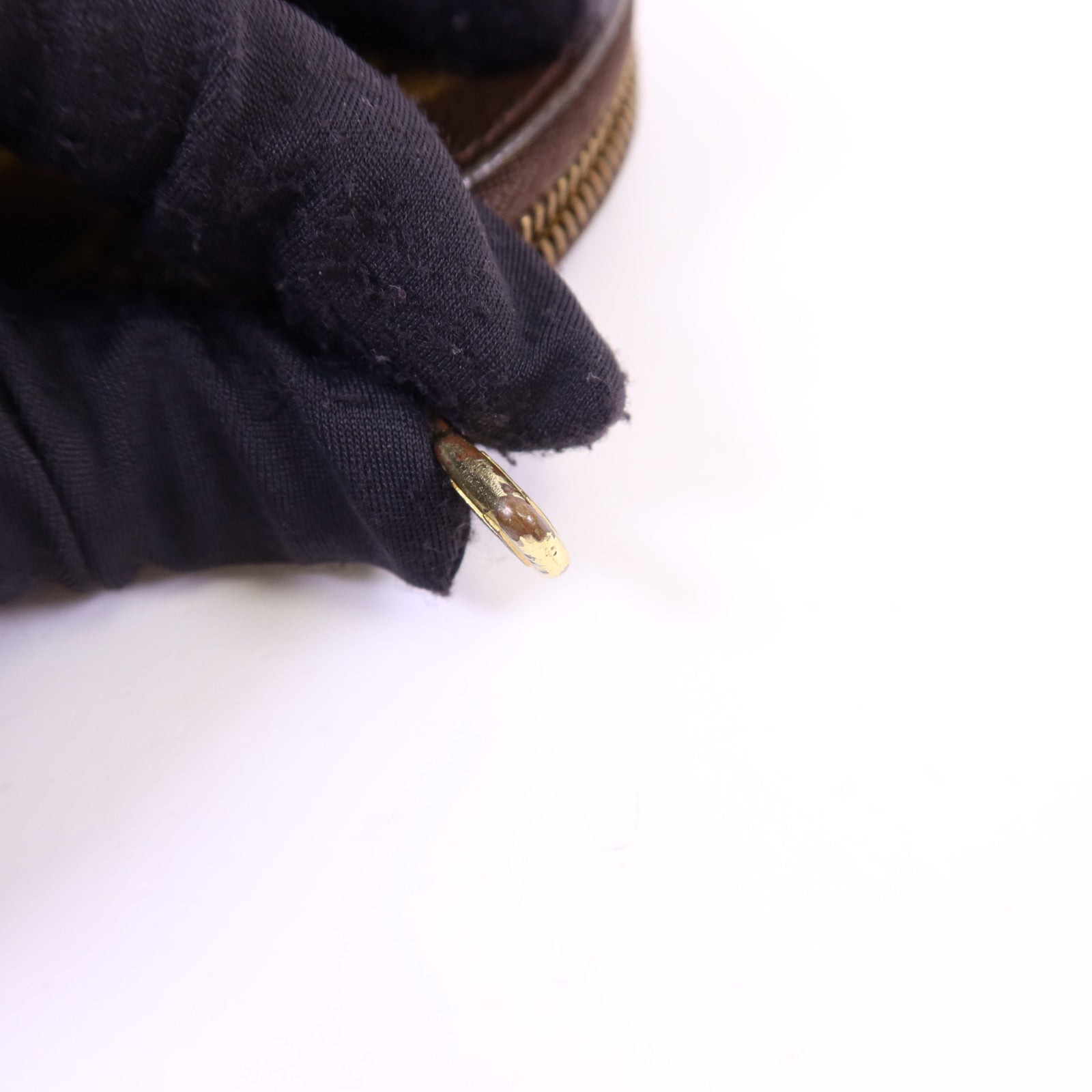 LOUIS VUITTON Monogram Coin Case Purse金扣零錢包