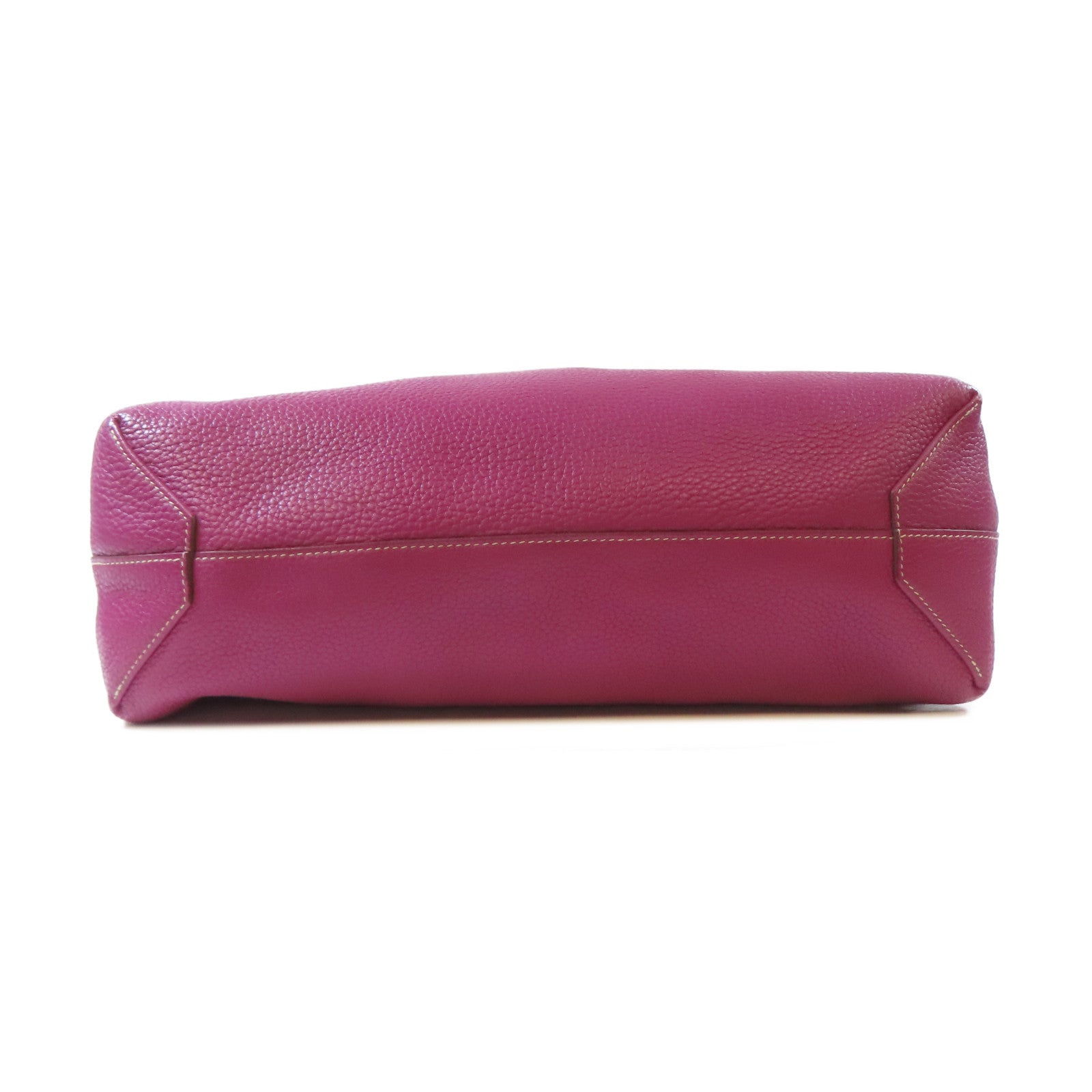 HERMES Clemence皮革Double Sens 45肩背袋Tosca/粉紅色