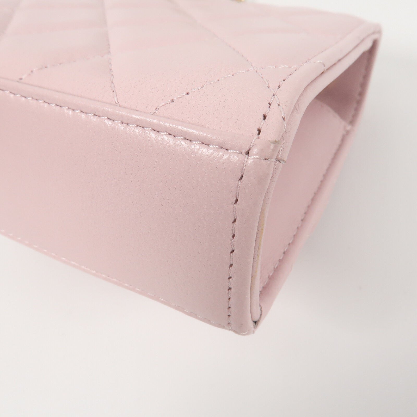 CHANEL 羊皮皮革Trendy CC Mini Bag金扣鏈帶肩背袋