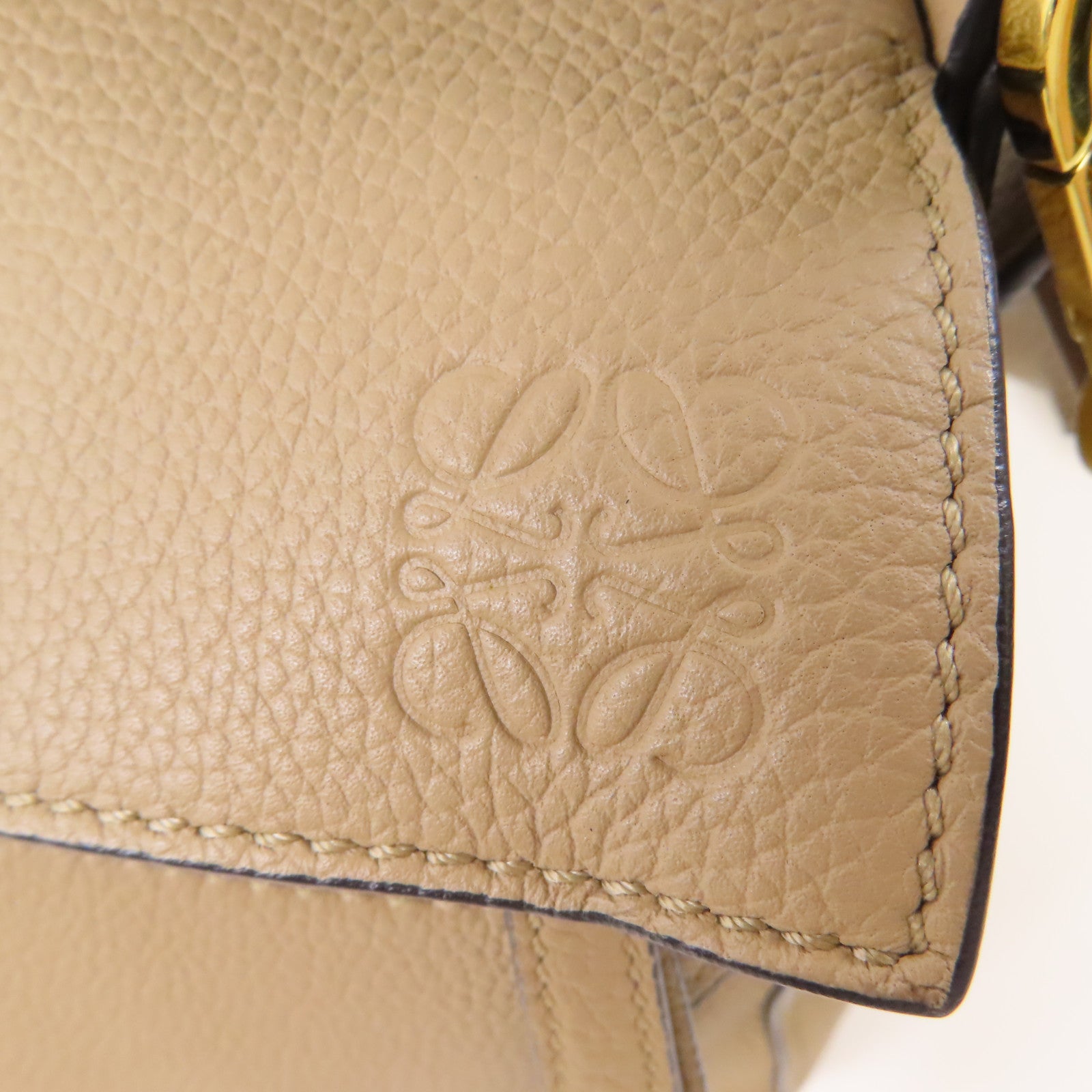 LOEWE 牛皮皮革Puzzle Small金扣手挽肩背兩用袋