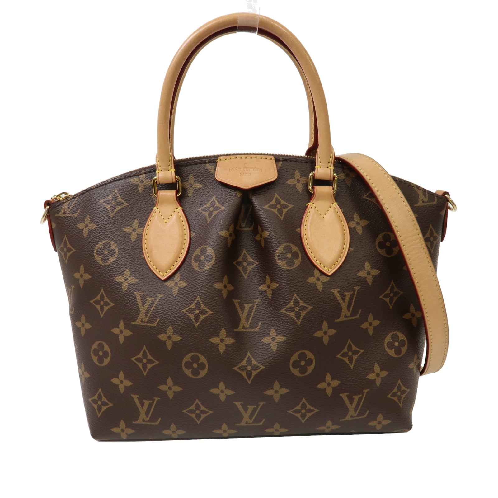 LOUIS VUITTON 【激減優惠】Monogram Boetie PM金扣手挽肩背兩用袋啡色
