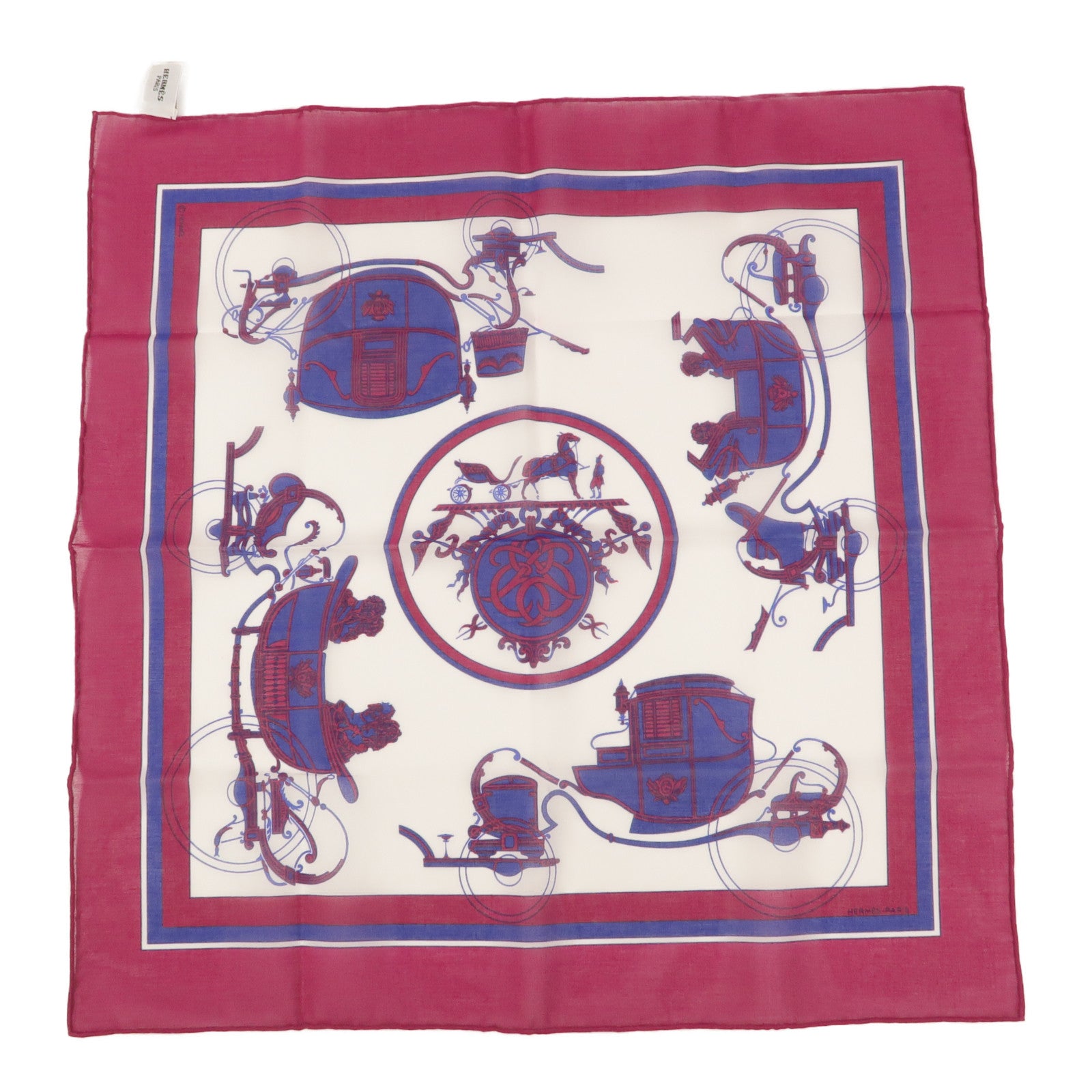 HERMES 棉質Pocket Square Scarf圍巾