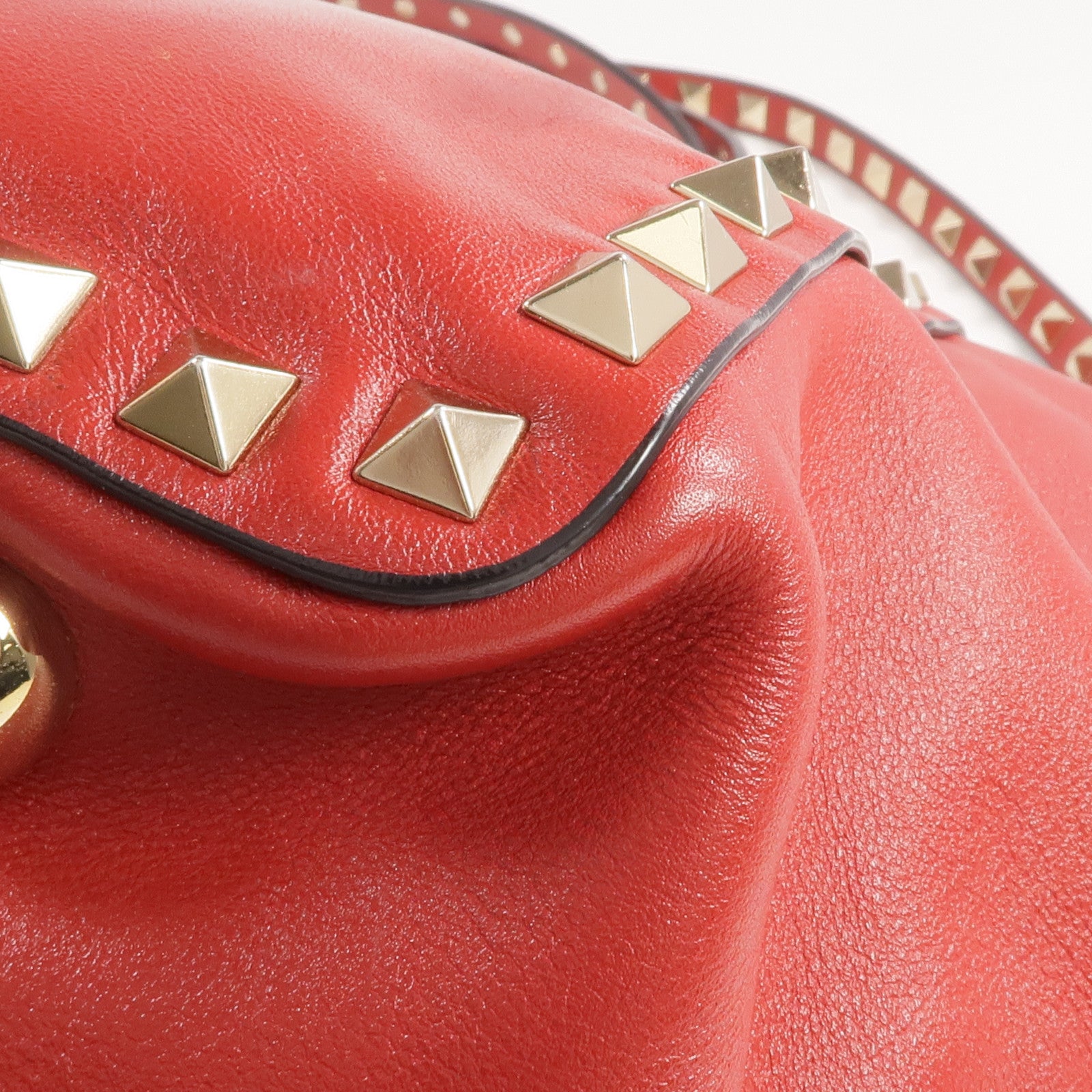 Valentino 【激減優惠】皮革Rockstud Tote金扣手挽肩背兩用袋