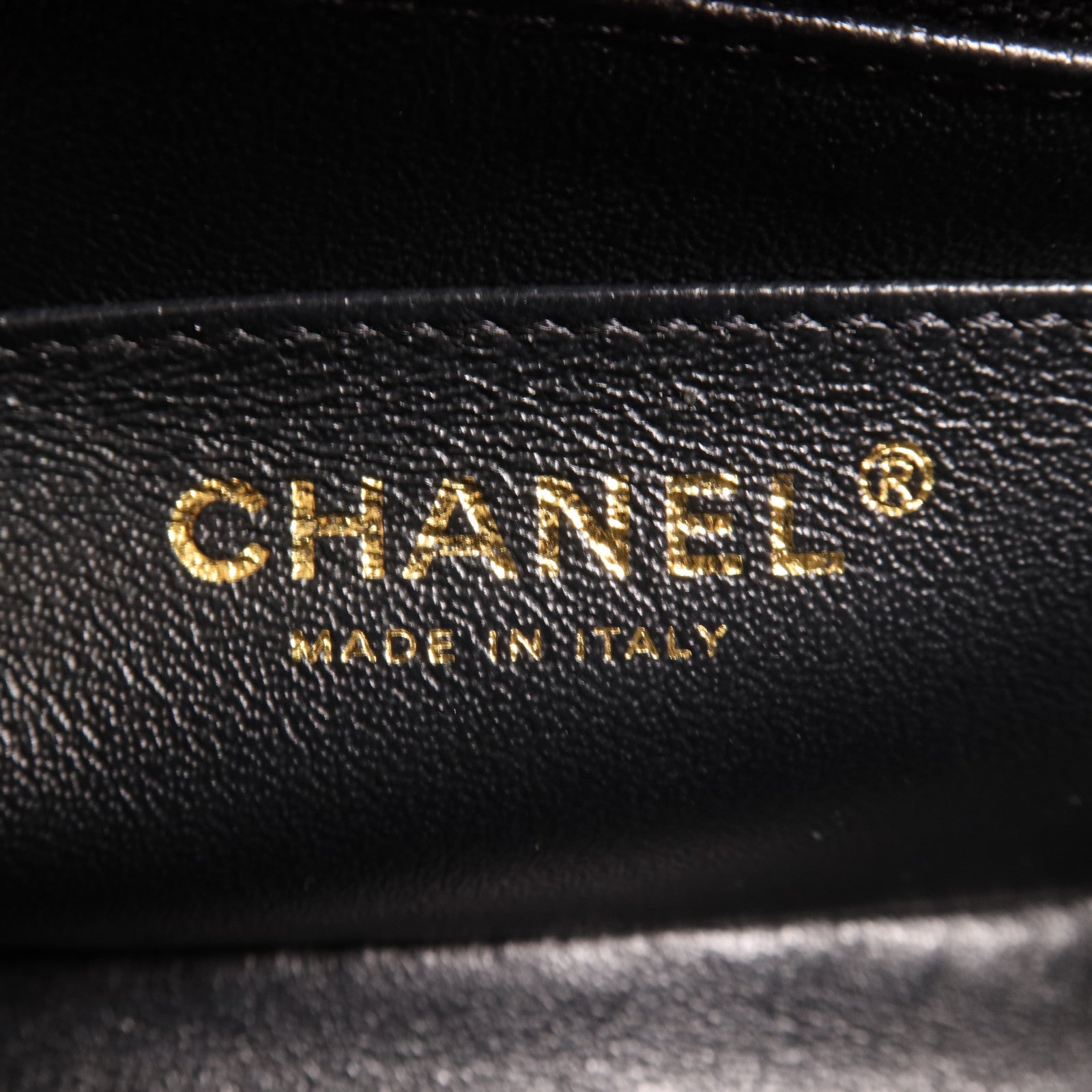 CHANEL 羊皮皮革2.55 Mini金扣鏈帶肩背袋