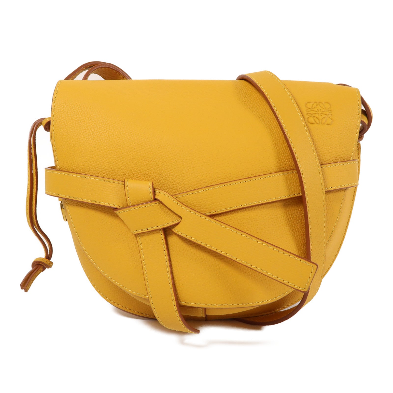 LOEWE 牛皮皮革Gate金扣肩背袋