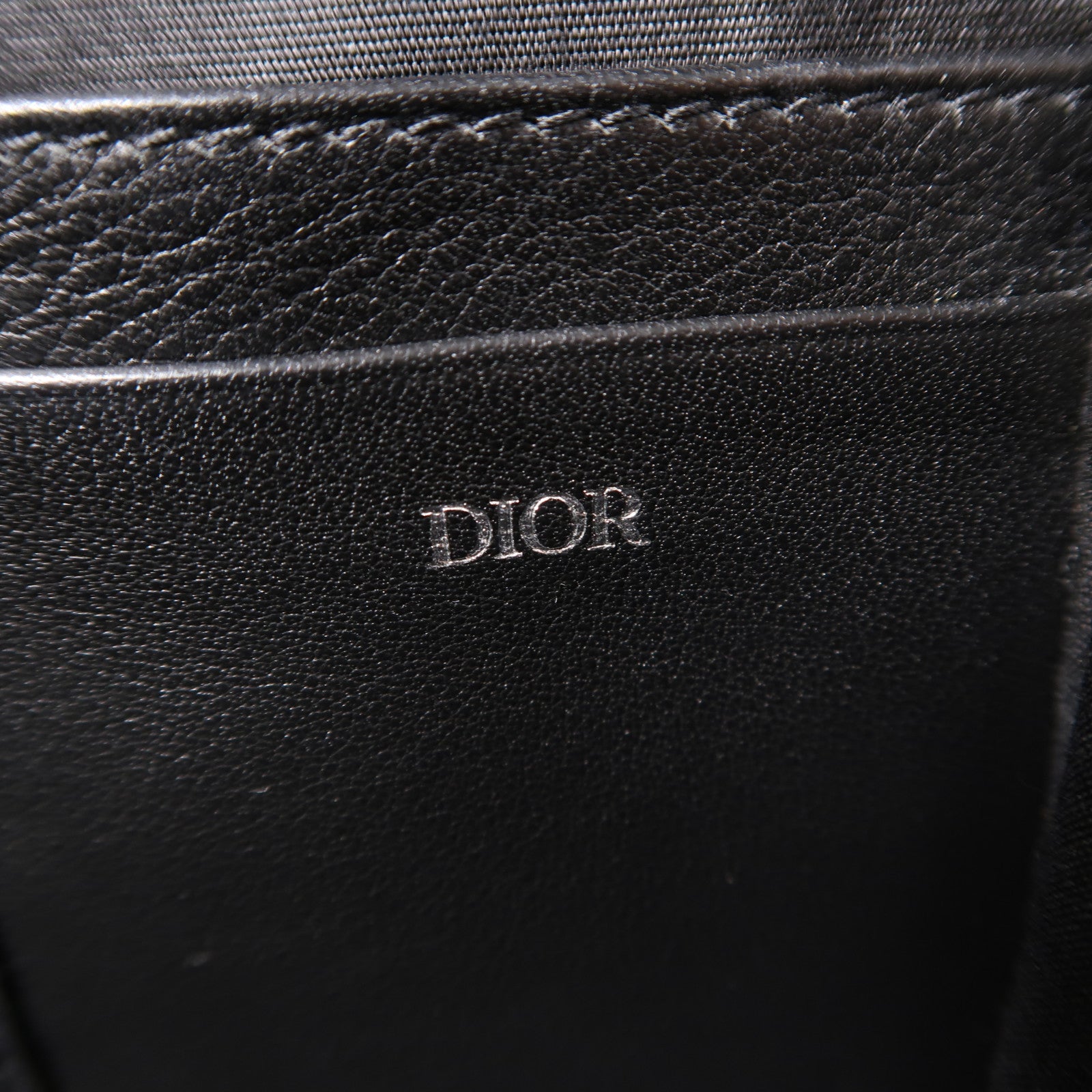 Dior 帆布Shoulder Bag銀扣肩背袋藍色