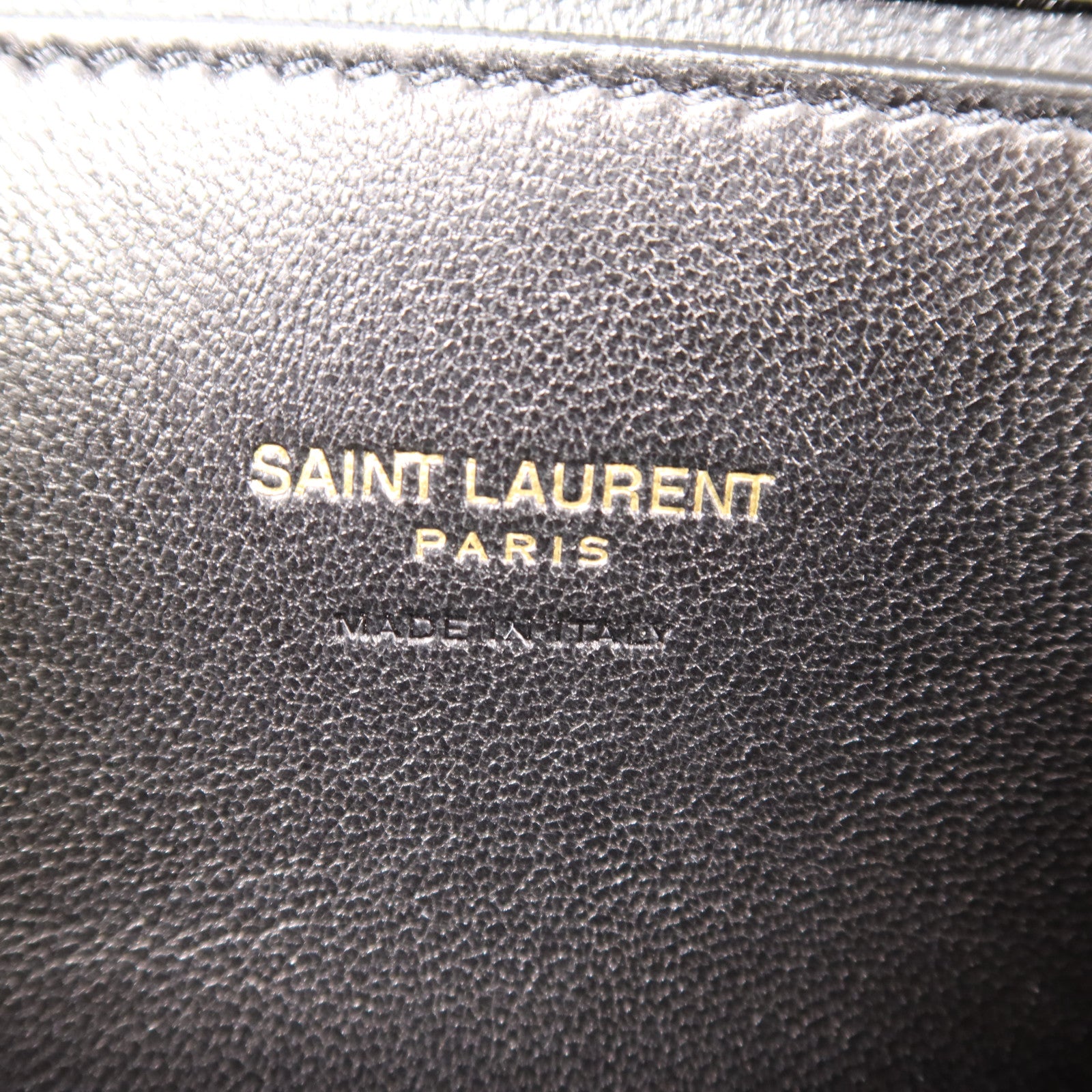 SAINT LAURENT 羊皮皮革Sunset Clutch In Box金扣鏈帶肩背袋