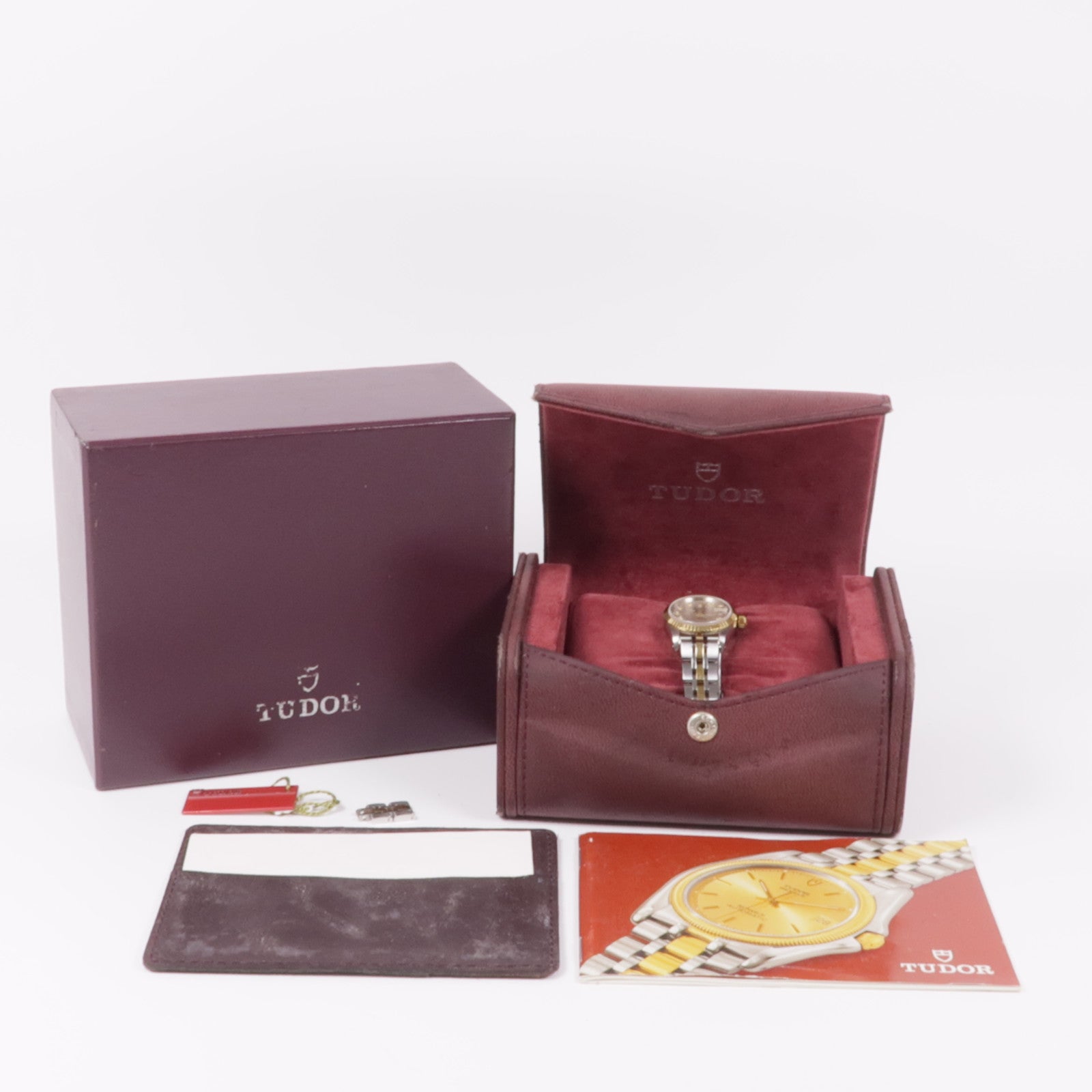 TUDOR Princess Date 18K黃金/不鏽鋼/鑽石手錶自動機芯